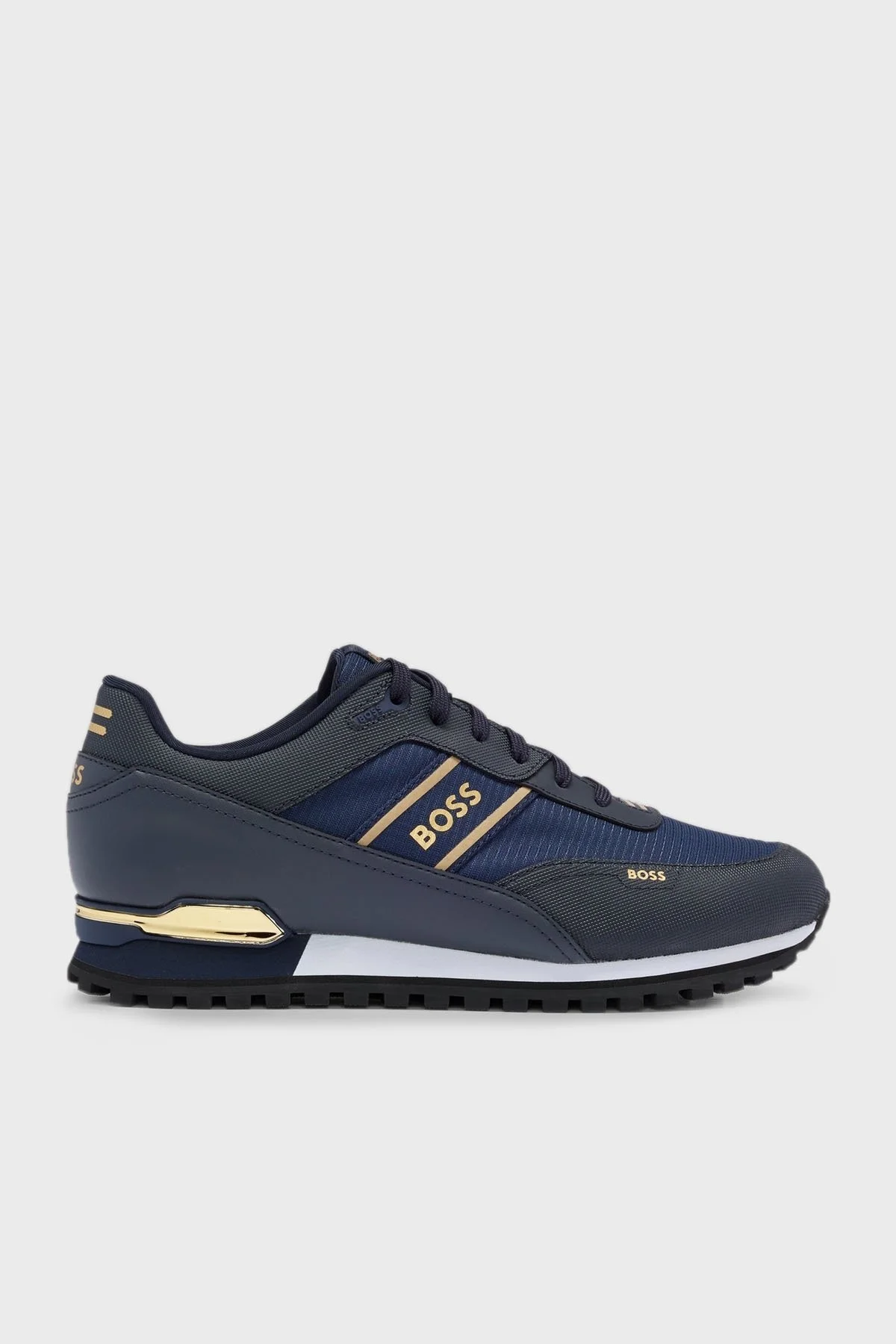 Boss Logolu Sneaker Erkek Ayakkabı 50493222 407 LACİVERT - 1