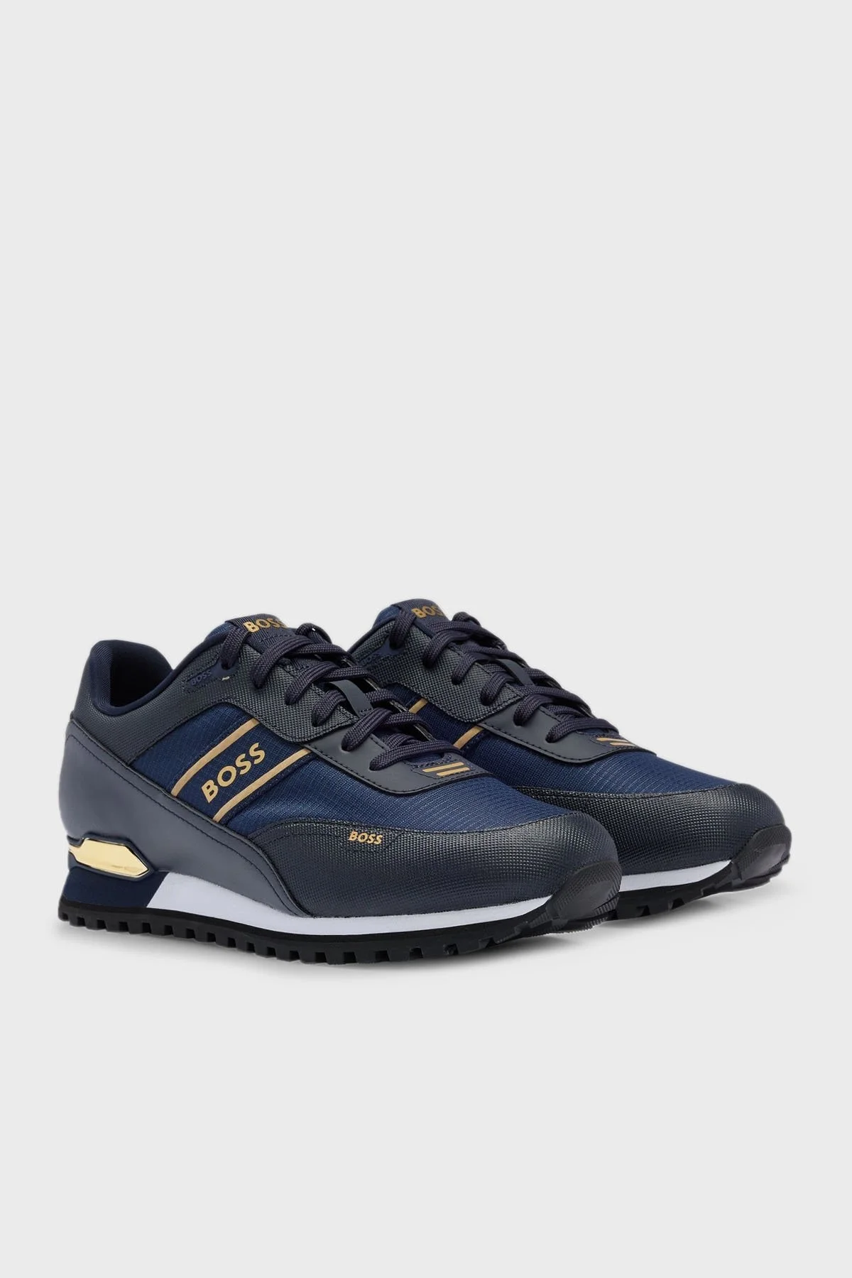Boss Logolu Sneaker Erkek Ayakkabı 50493222 407 LACİVERT - 3