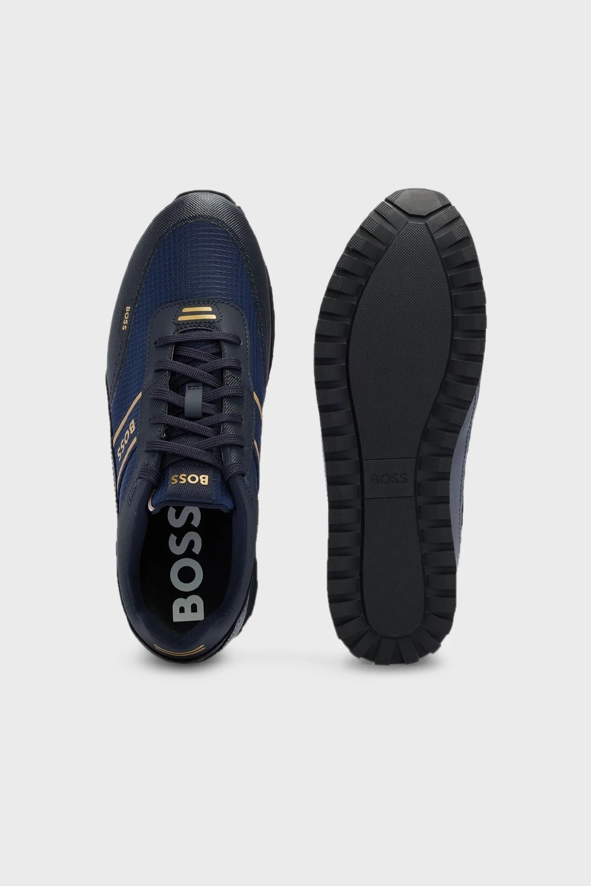 Boss Logolu Sneaker Erkek Ayakkabı 50493222 407 LACİVERT - 4