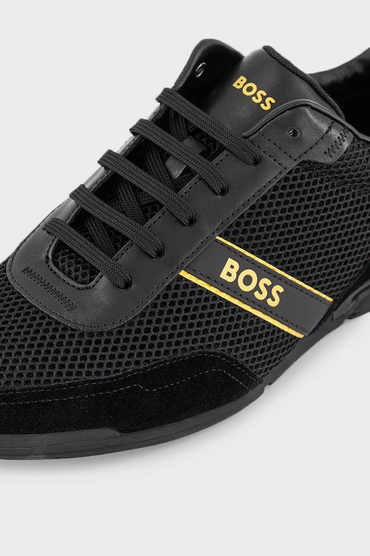 Boss Logolu Sneaker Erkek Ayakkabı 50493233 007 SİYAH - 4