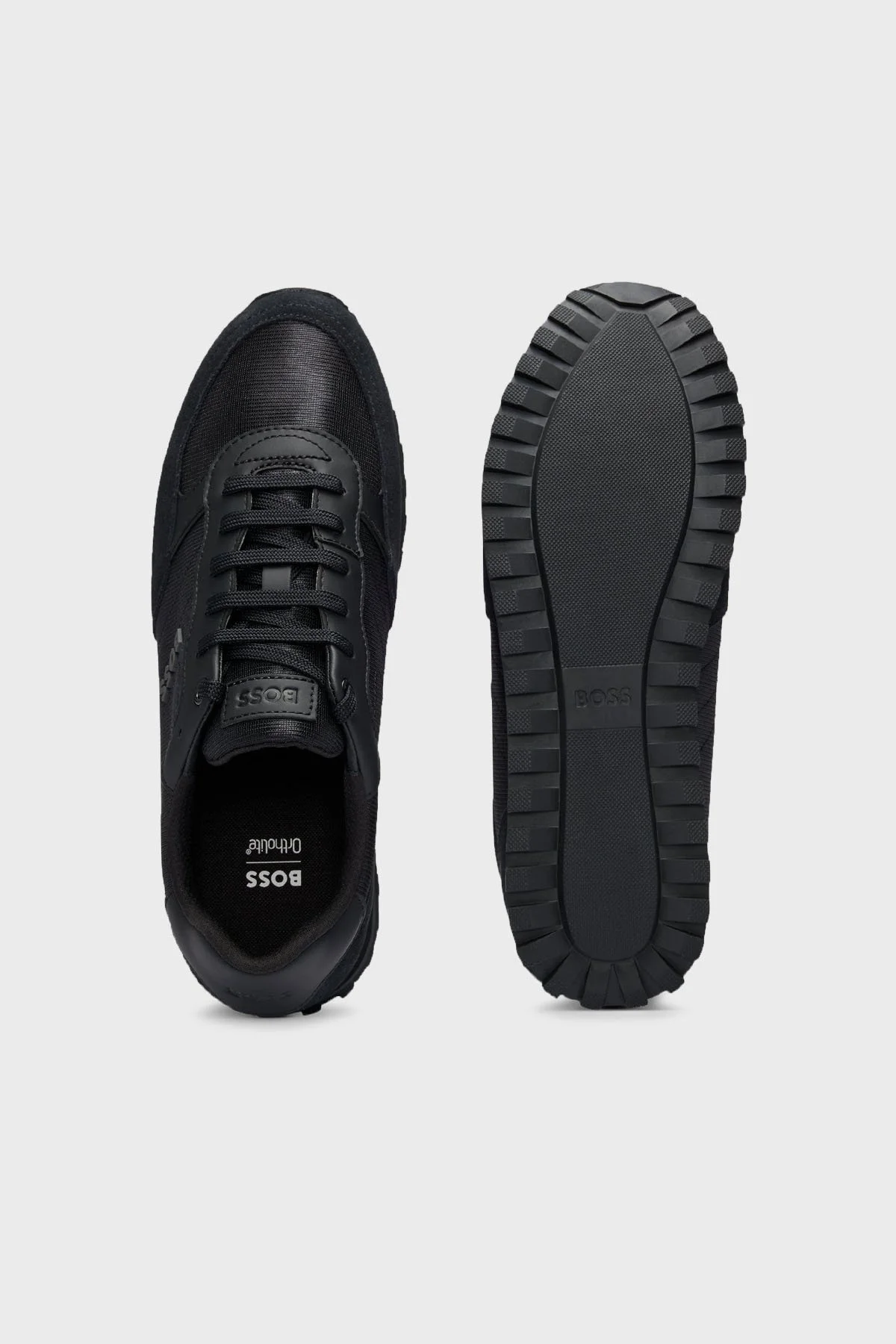 Boss Logolu Sneaker Erkek Ayakkabı 50498133 001 SİYAH - 4