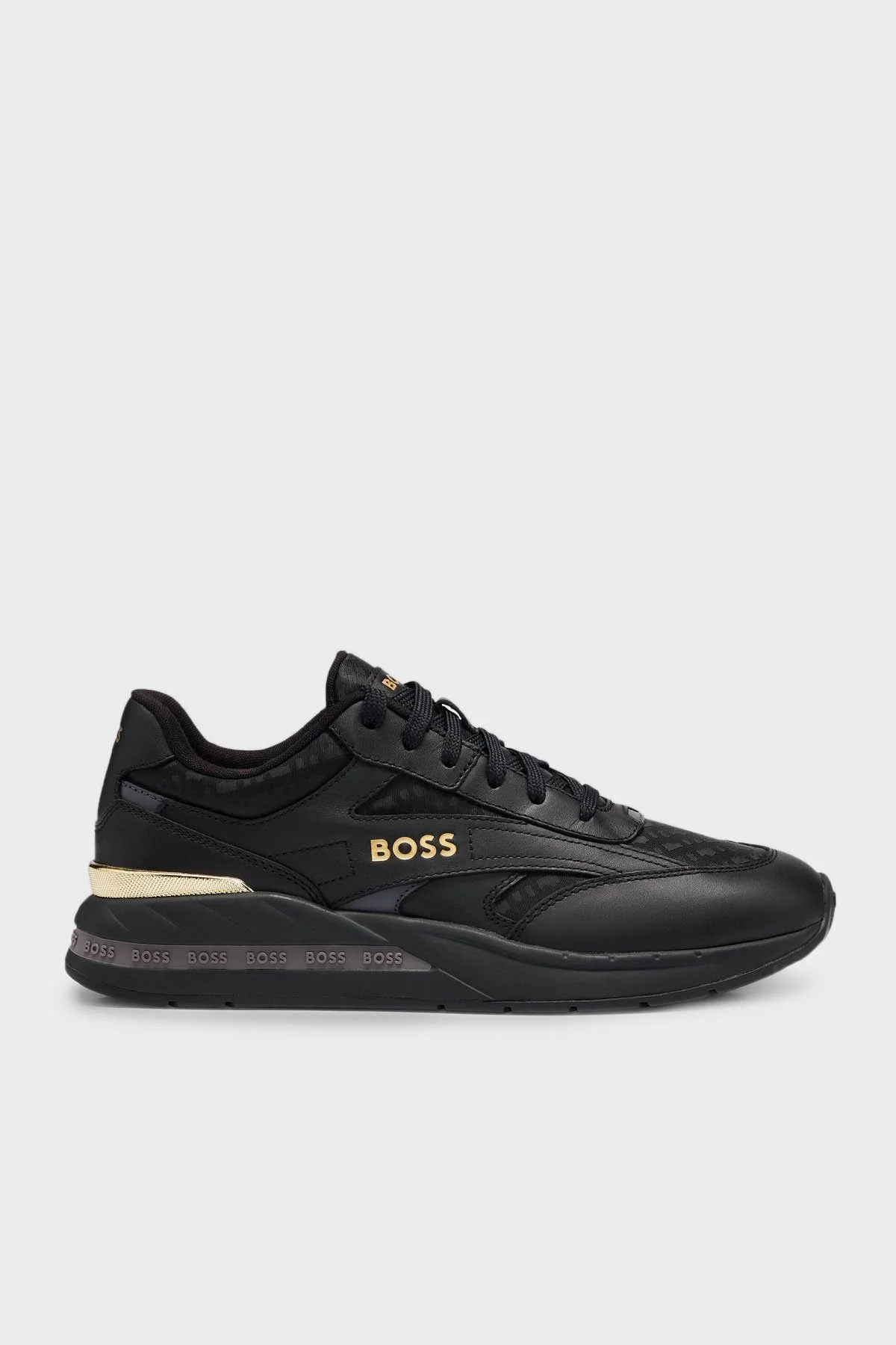 Boss Logolu Sneaker Erkek Ayakkabı 50502901 007 SİYAH - 1