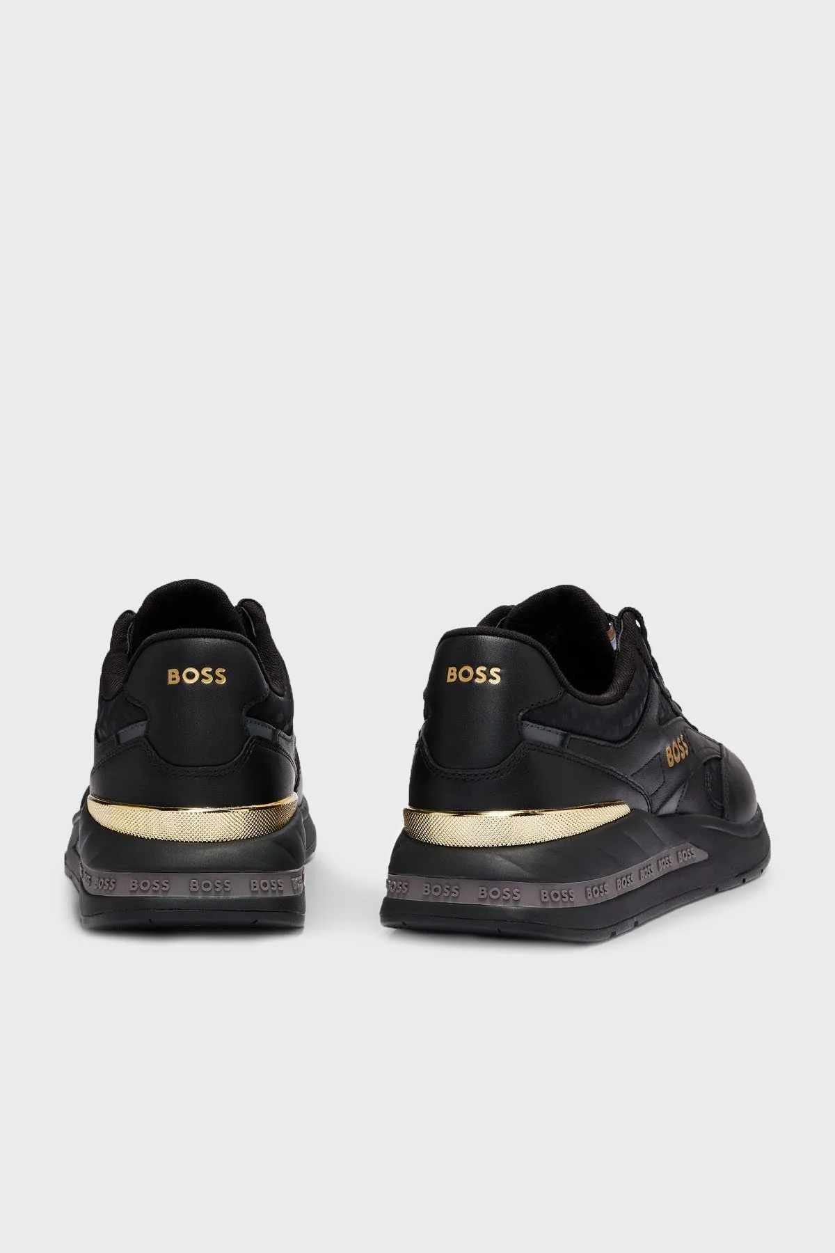 Boss Logolu Sneaker Erkek Ayakkabı 50502901 007 SİYAH - 4