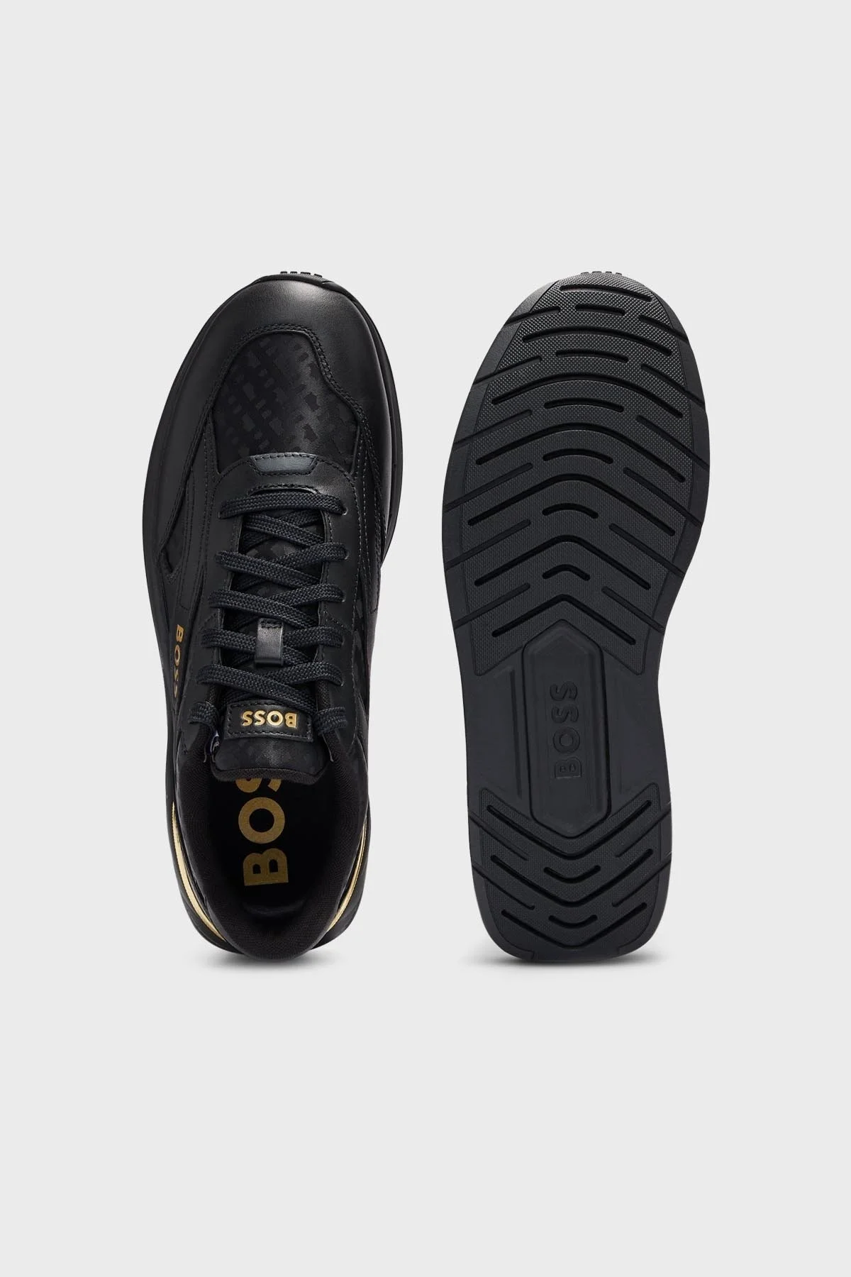 Boss Logolu Sneaker Erkek Ayakkabı 50502901 007 SİYAH - 5