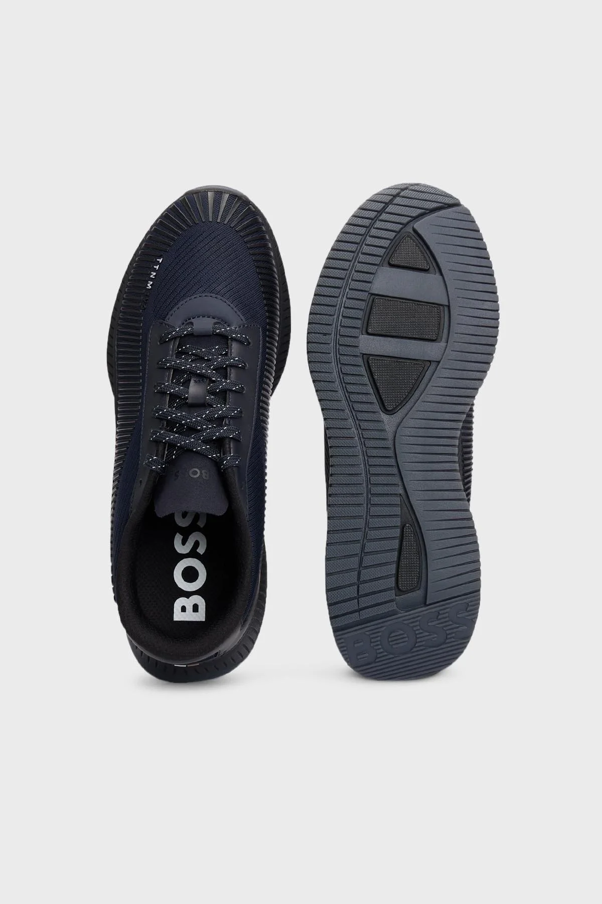 Boss Logolu Sneaker Erkek Ayakkabı 50503493 461 LACİVERT - 4