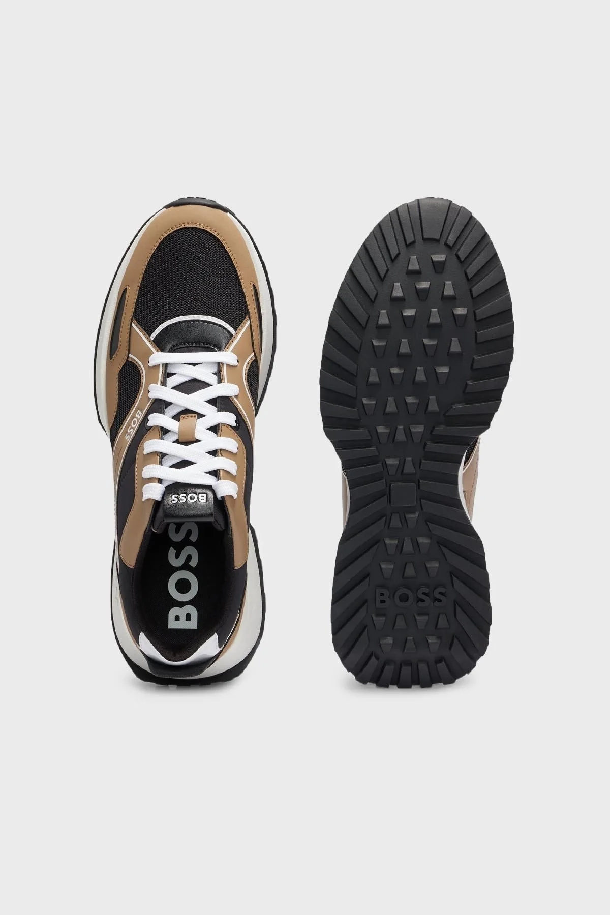 Boss Logolu Sneaker Erkek Ayakkabı 50503949 281 BEJ - 4