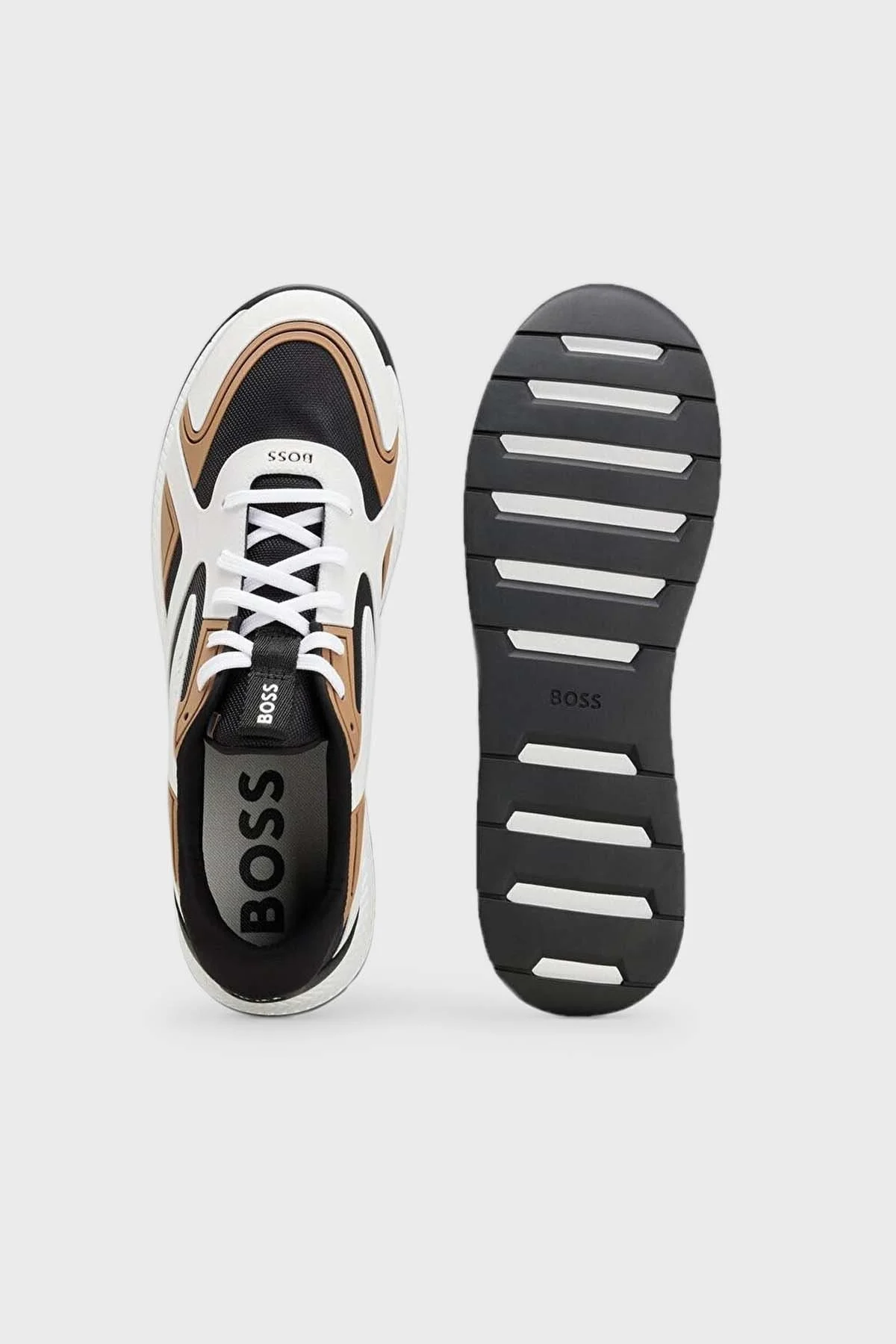 Boss Logolu Sneaker Erkek Ayakkabı 50504961 280 BEJ - 3