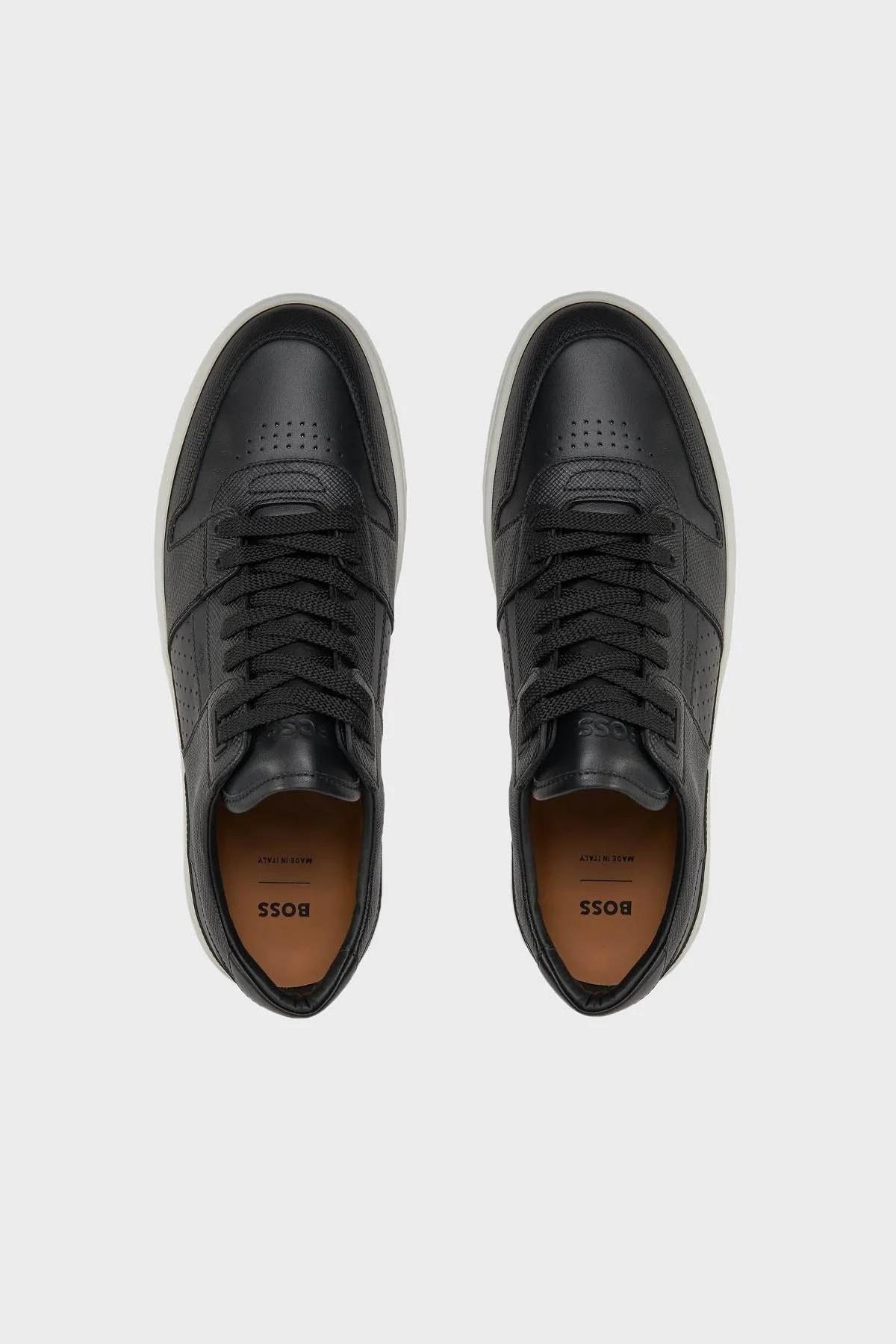 Boss Logolu Sneaker Erkek Ayakkabı 50512161 001 SİYAH - 6