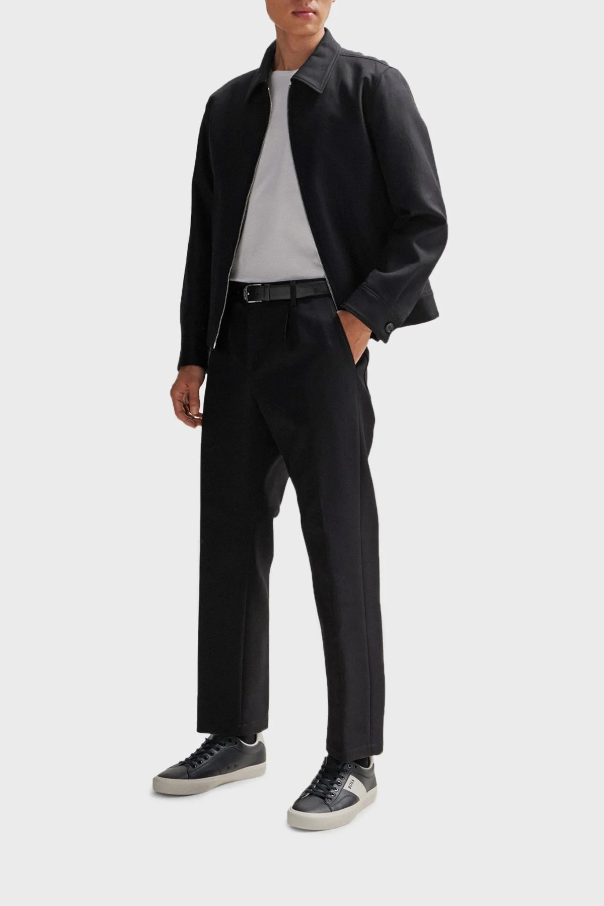 Boss Logolu Sneaker Erkek Ayakkabı 50512366 001 SİYAH - 2