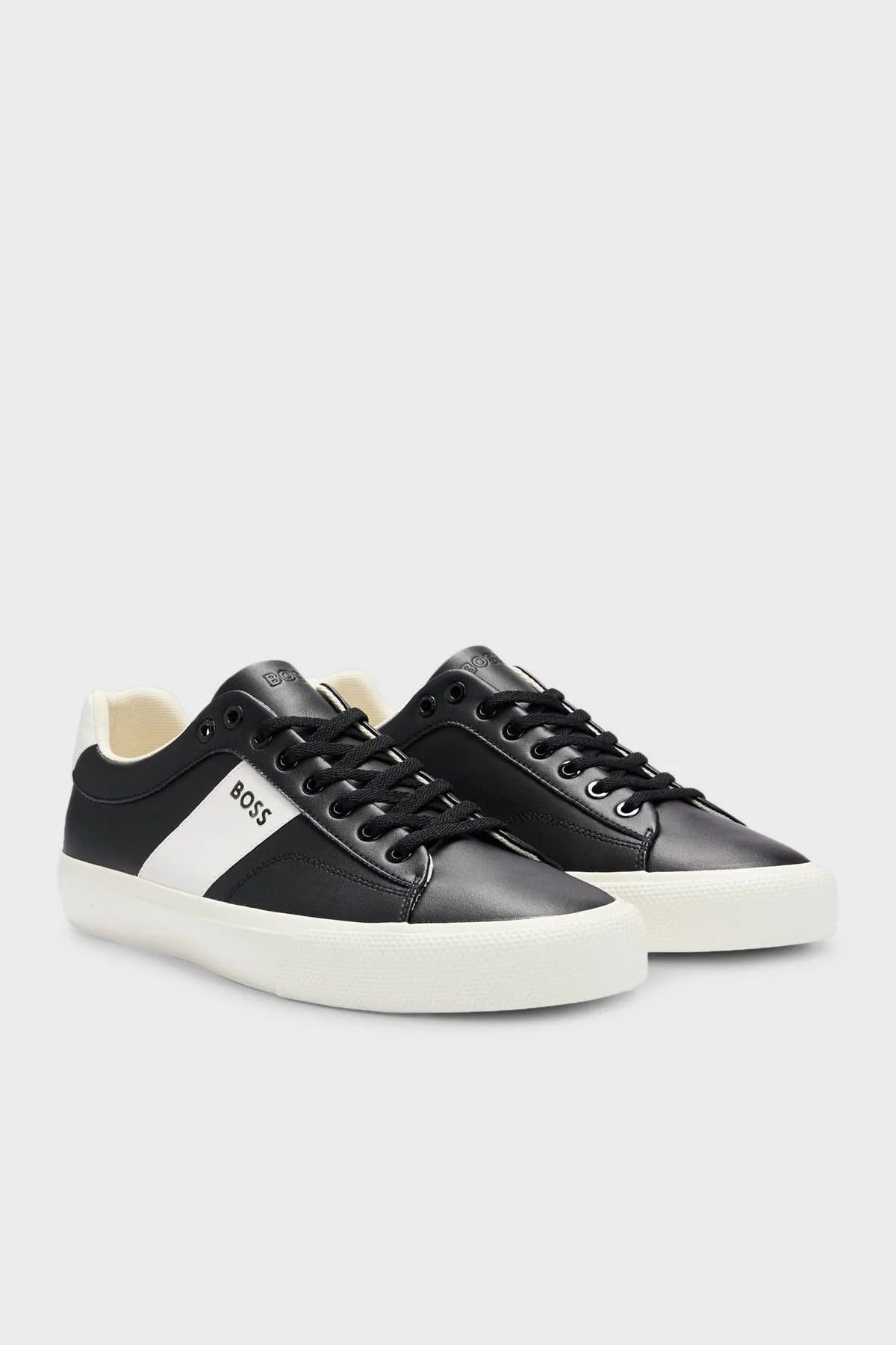 Boss Logolu Sneaker Erkek Ayakkabı 50512366 001 SİYAH - 3