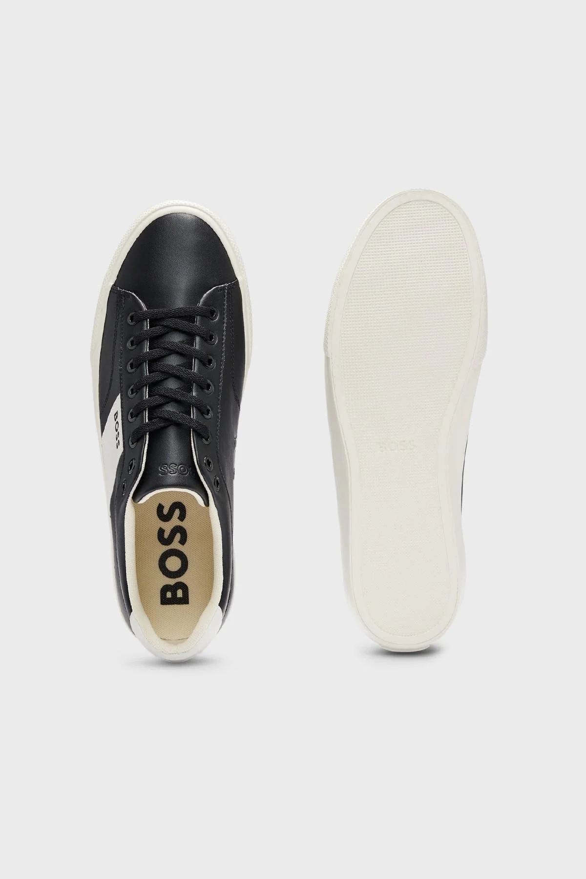 Boss Logolu Sneaker Erkek Ayakkabı 50512366 001 SİYAH - 4