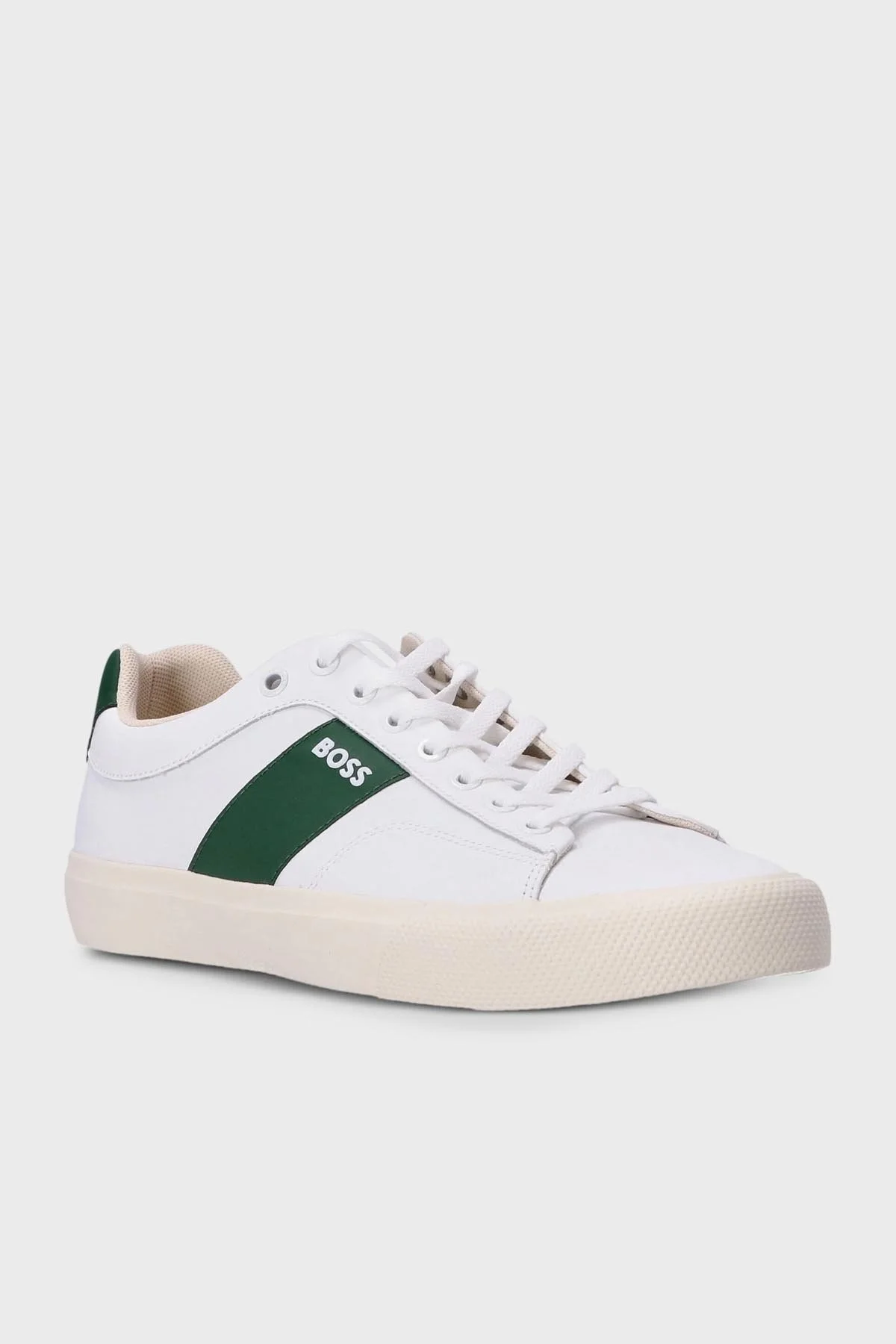 Boss Logolu Sneaker Erkek Ayakkabı 50512366 130 BEYAZ - 2