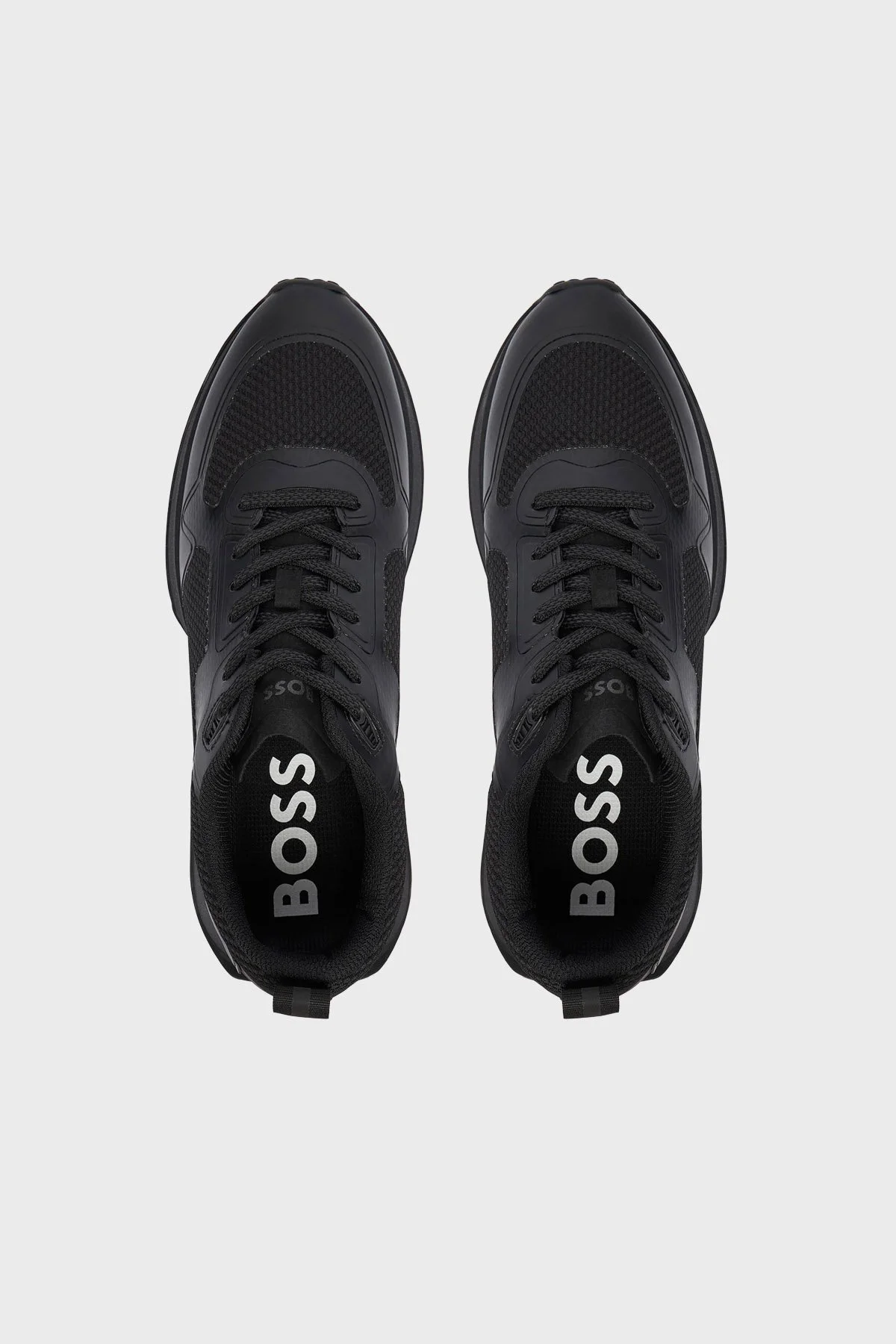 Boss Logolu Sneaker Erkek Ayakkabı 50513195 009 SİYAH - 4