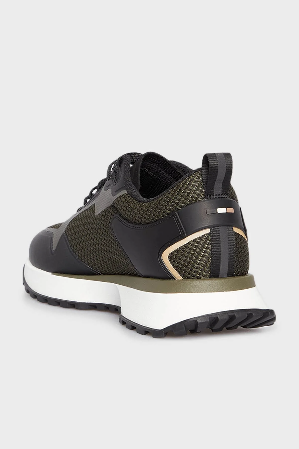 Boss Logolu Sneaker Erkek Ayakkabı 50513195 347 KOYU YEŞİL - 3