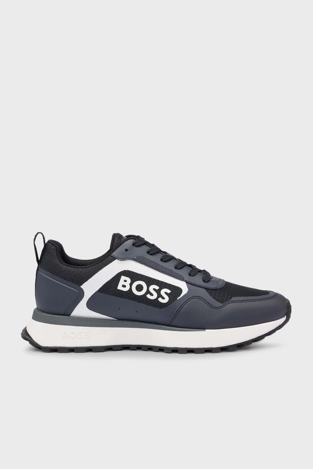 Boss Logolu Sneaker Erkek Ayakkabı 50517300 401 LACİVERT - 1