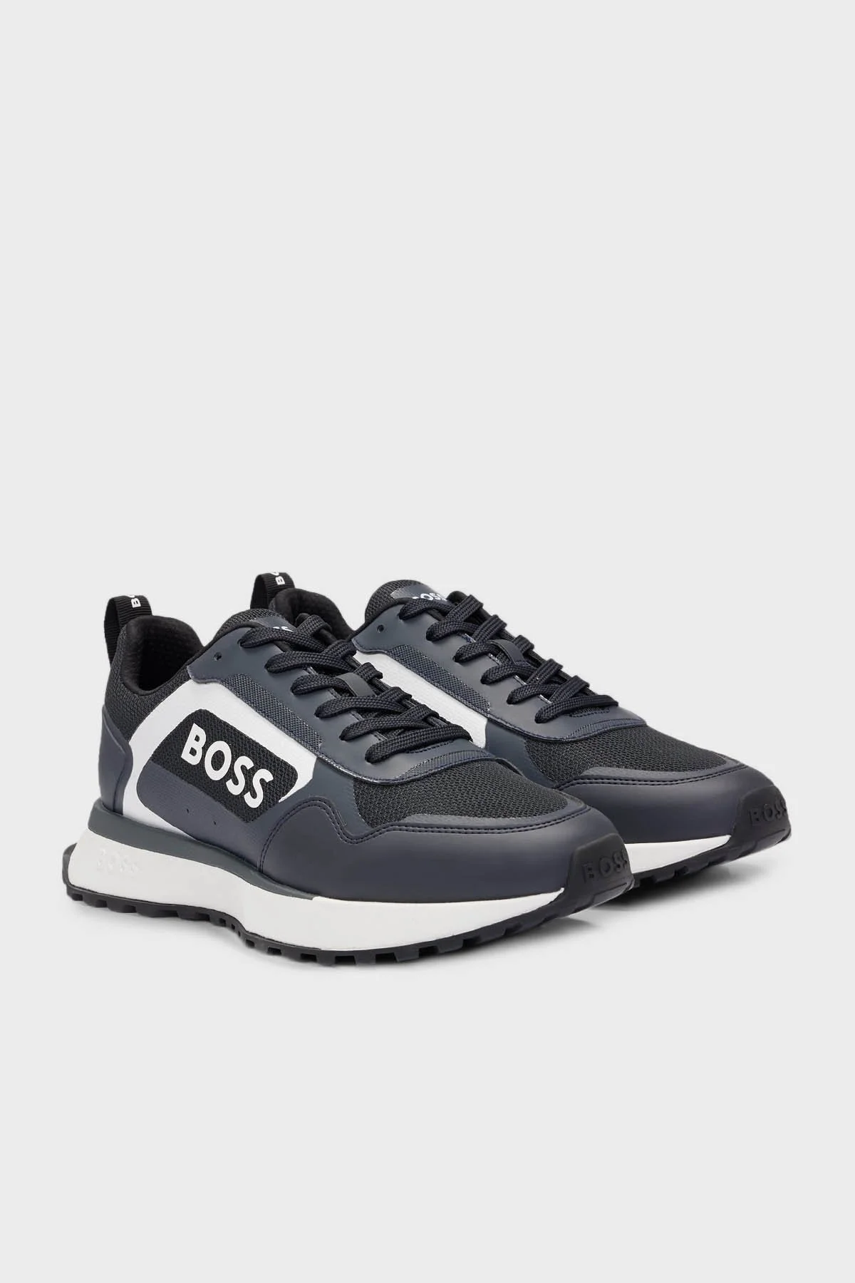 Boss Logolu Sneaker Erkek Ayakkabı 50517300 401 LACİVERT - 3