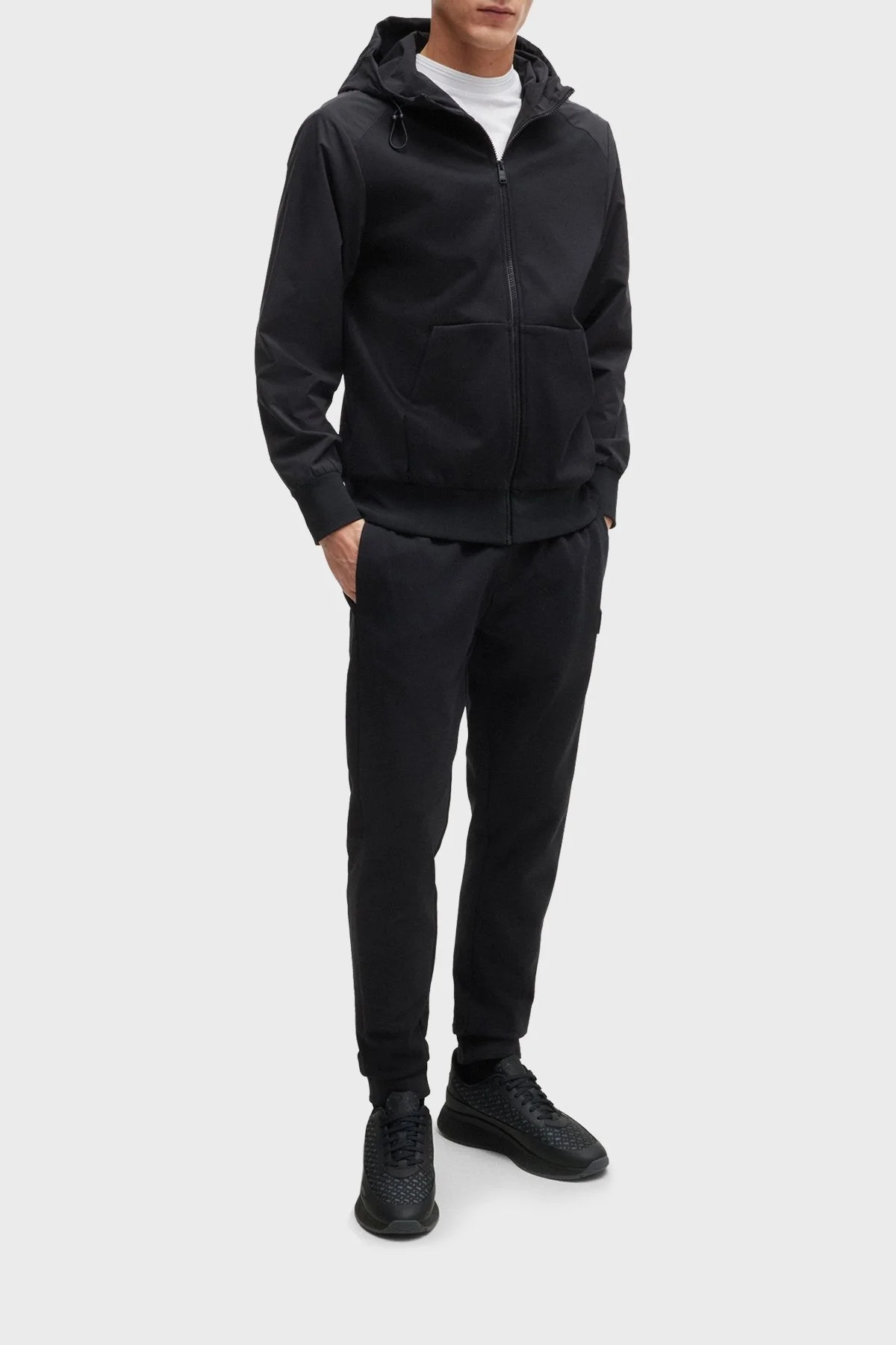 Boss Logolu Sneaker Erkek Ayakkabı 50517306 005 SİYAH - 2