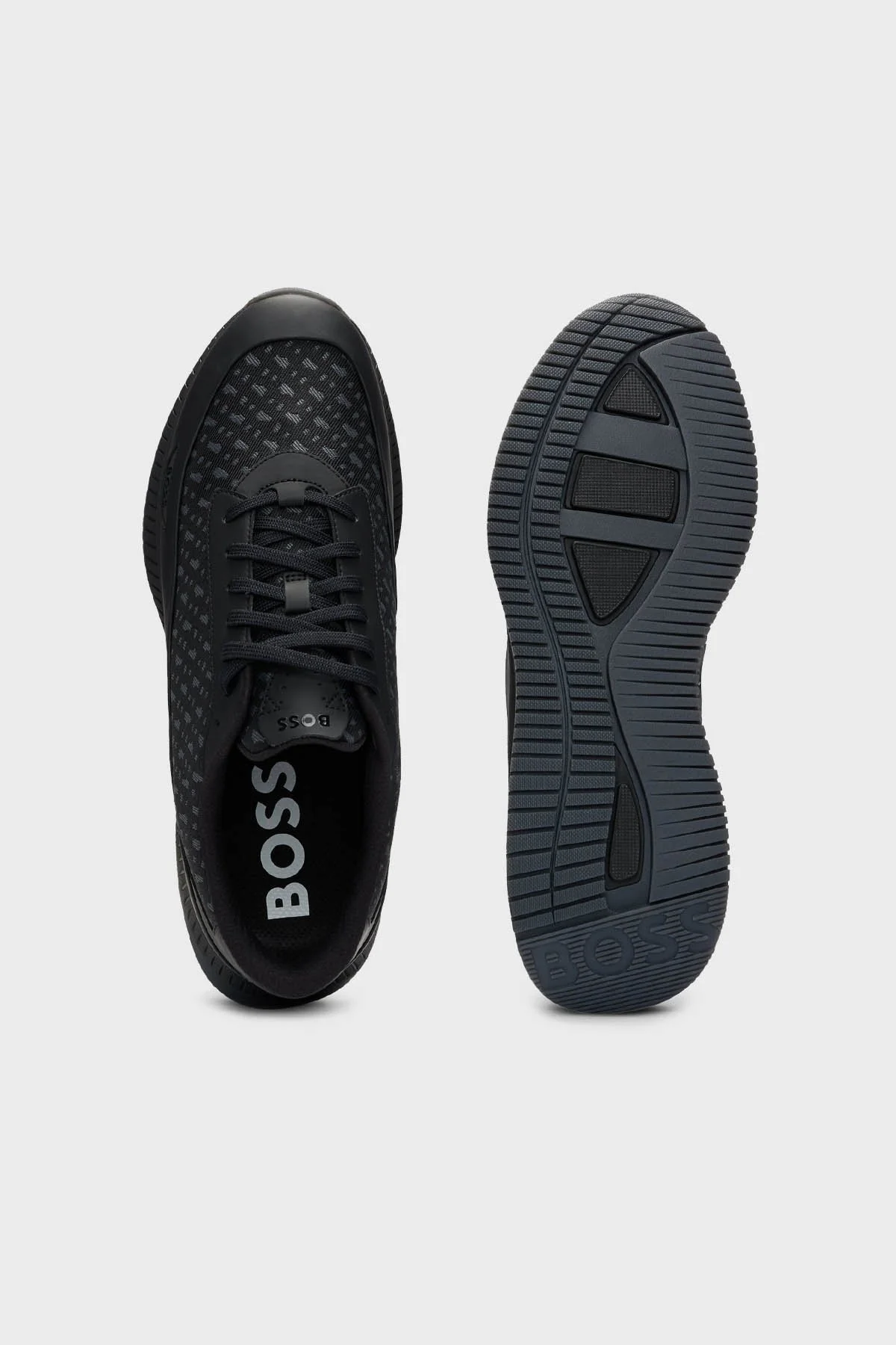 Boss Logolu Sneaker Erkek Ayakkabı 50517306 005 SİYAH - 4