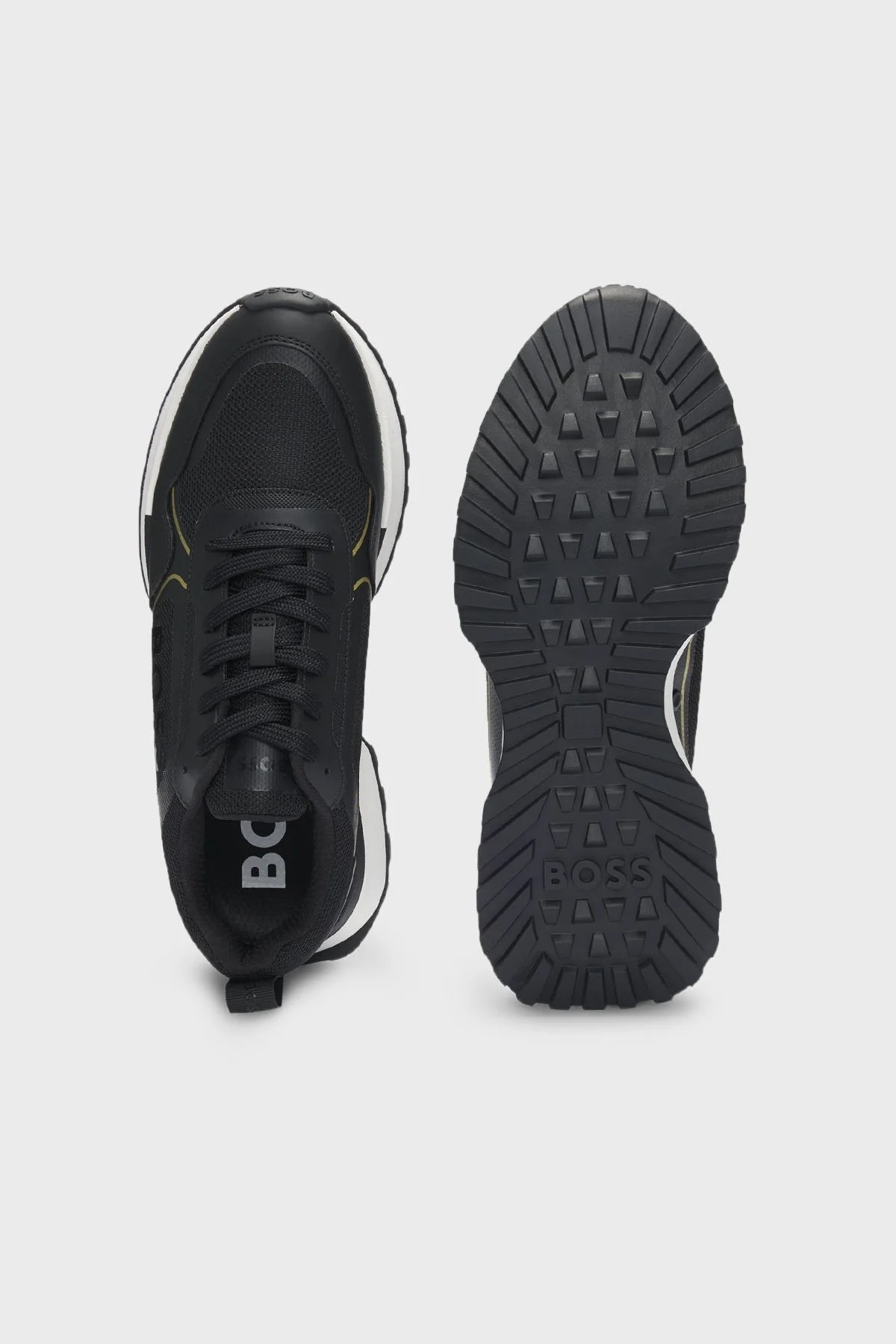 Boss Logolu Sneaker Erkek Ayakkabı 50521976 009 SİYAH - 10