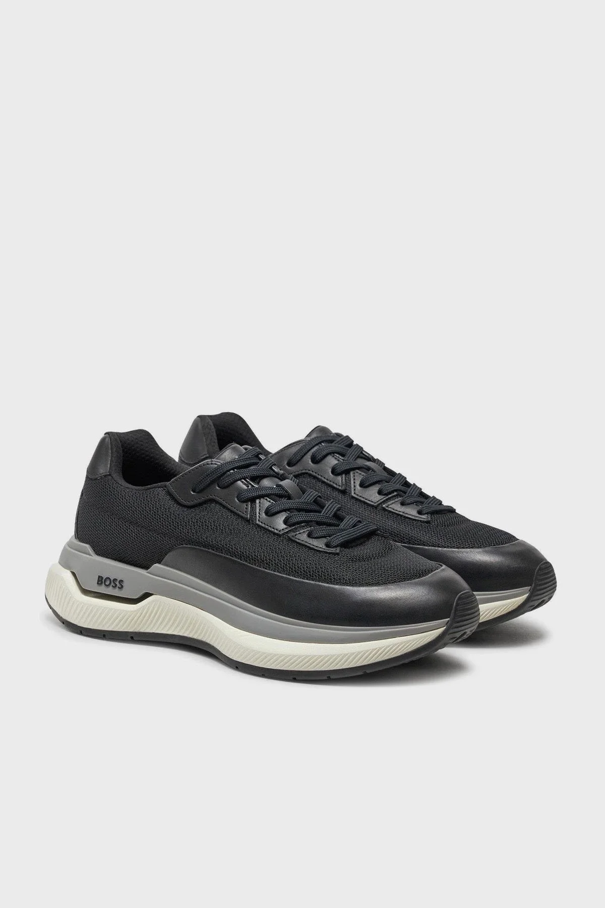 Boss Logolu Sneaker Erkek Ayakkabı 50529514 001 SİYAH - 2