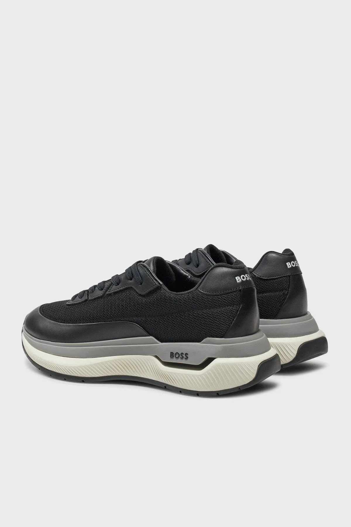 Boss Logolu Sneaker Erkek Ayakkabı 50529514 001 SİYAH - 3