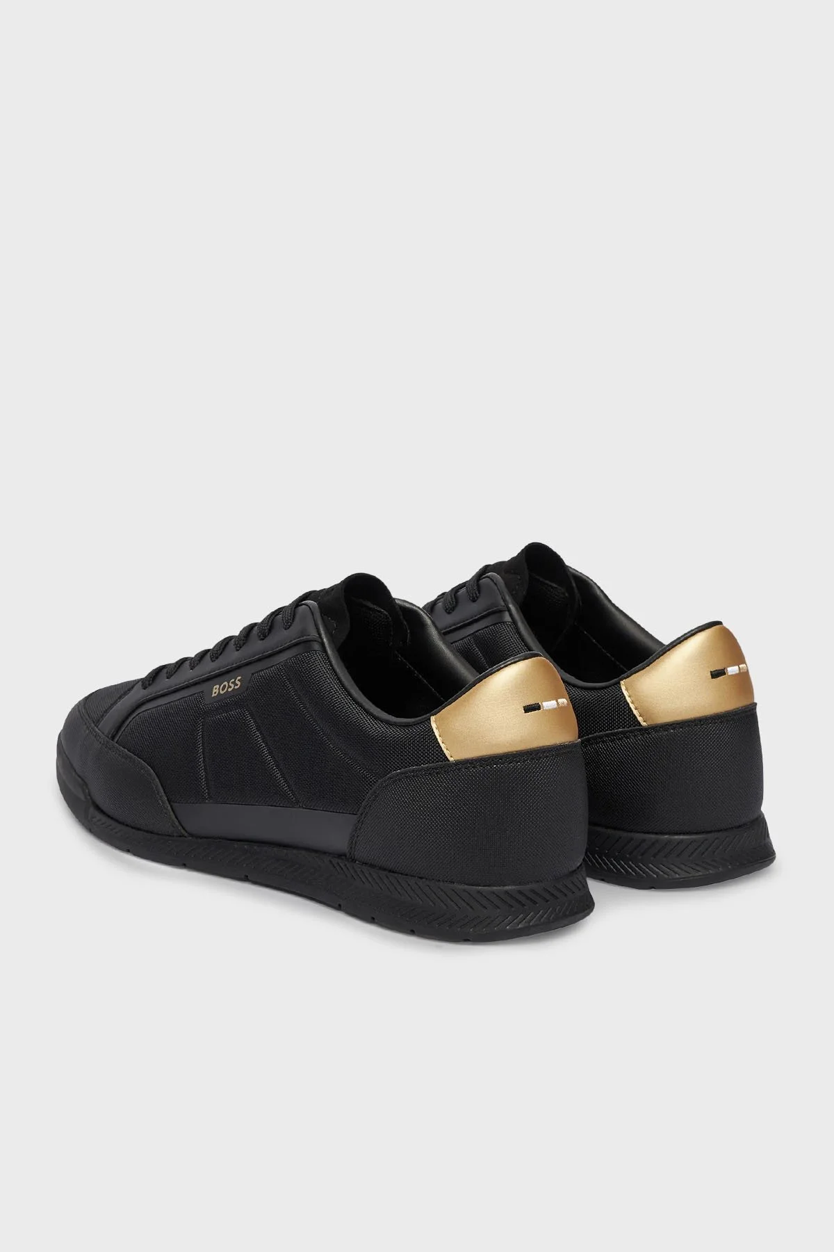 Boss Logolu Sneaker Erkek Ayakkabı 50552879 007 SİYAH - 4