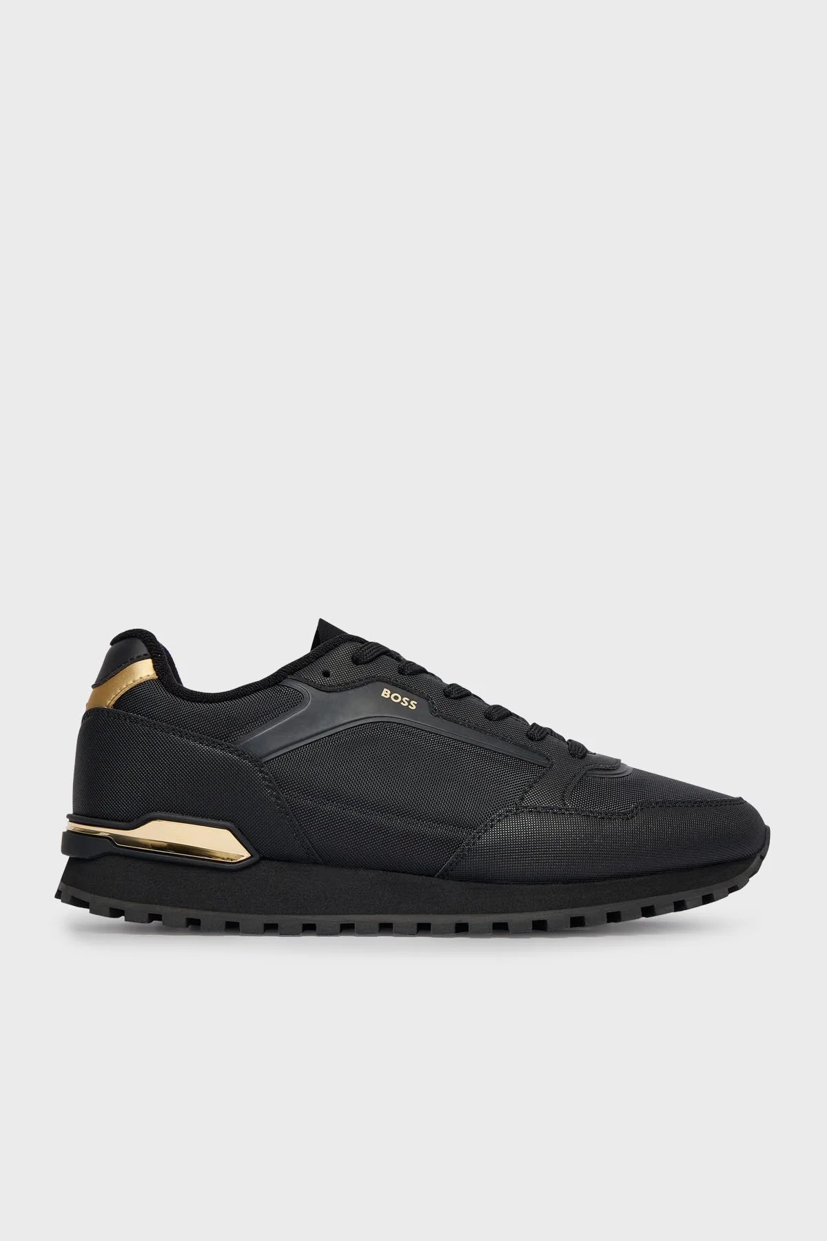 Boss Logolu Sneaker Erkek Ayakkabı 50552914 007 SİYAH - 1