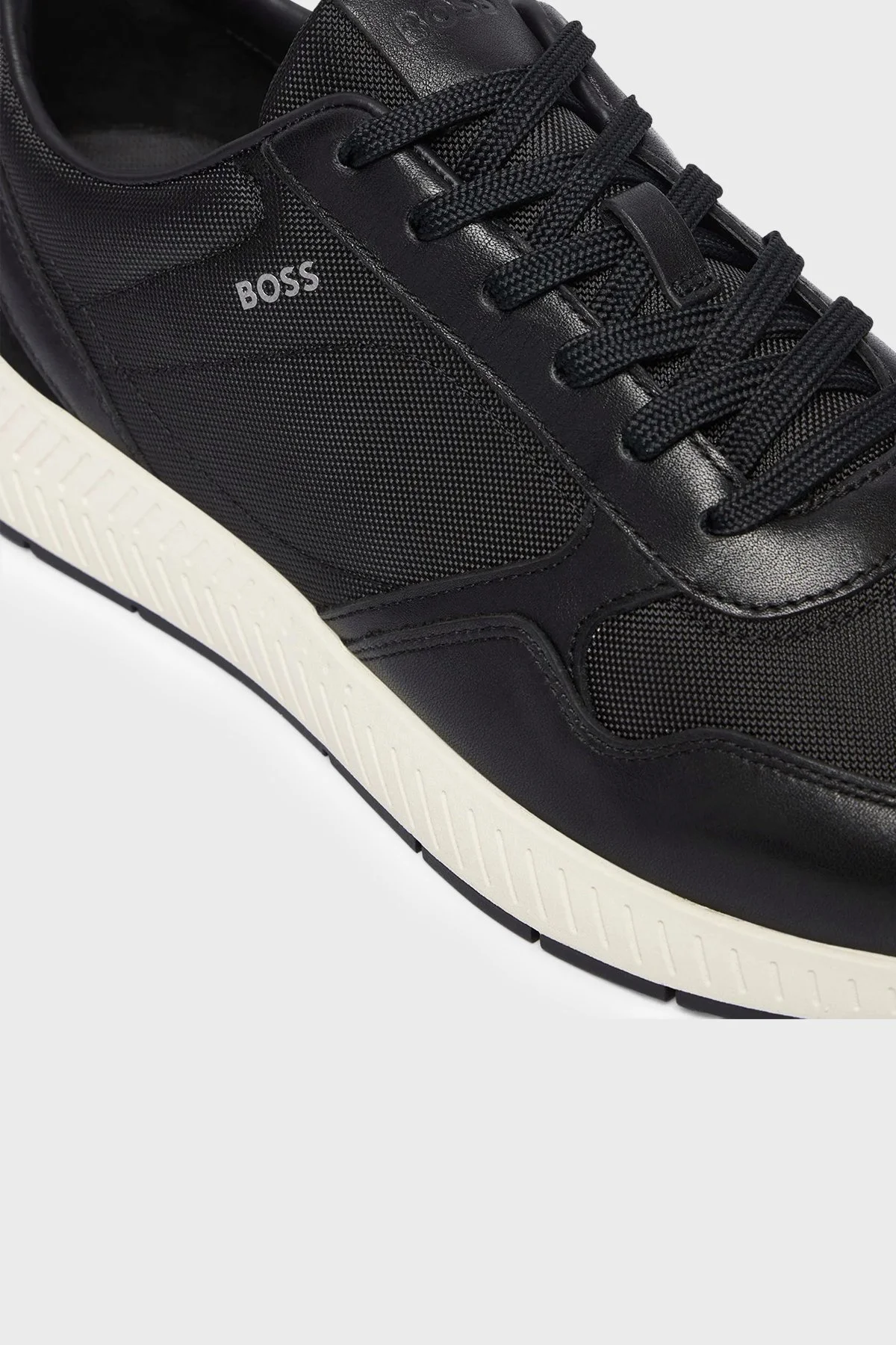 Boss Logolu Sneaker Erkek Ayakkabı 50568757 001 Siyah - 5