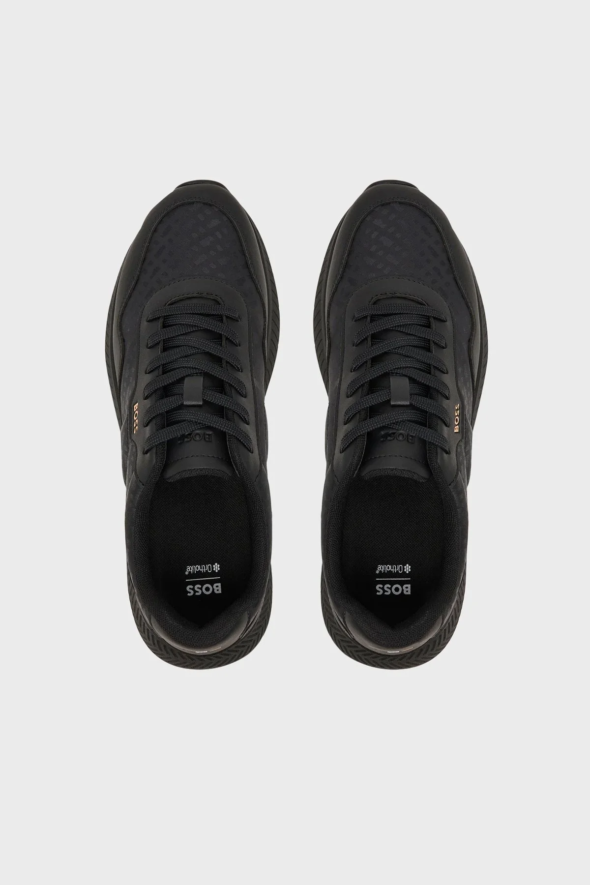 Boss Logolu Sneaker Erkek Ayakkabı 50568772 007 Siyah - 3