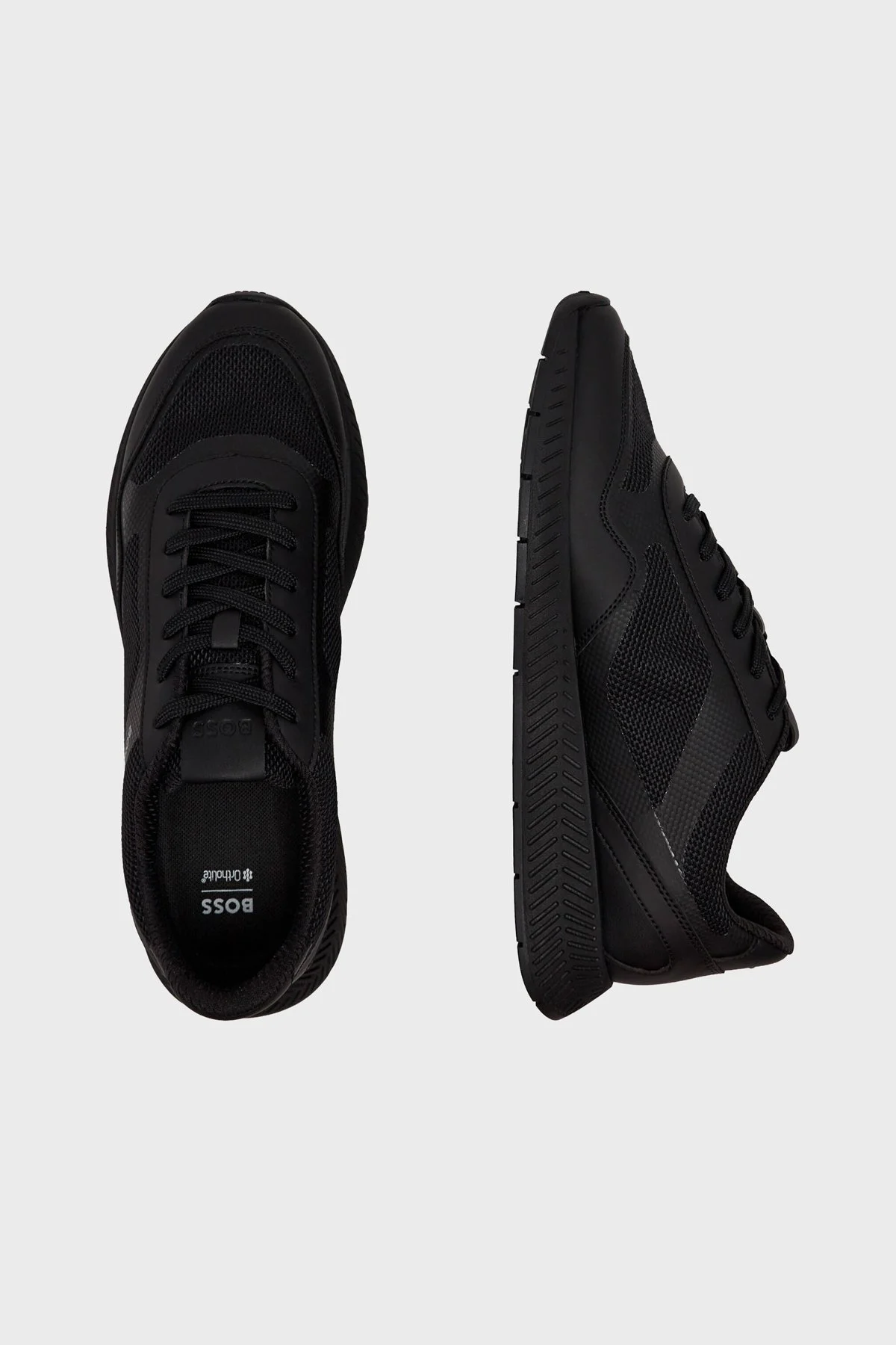 Boss Logolu Sneaker Erkek Ayakkabı 50573555 005 Siyah - 4
