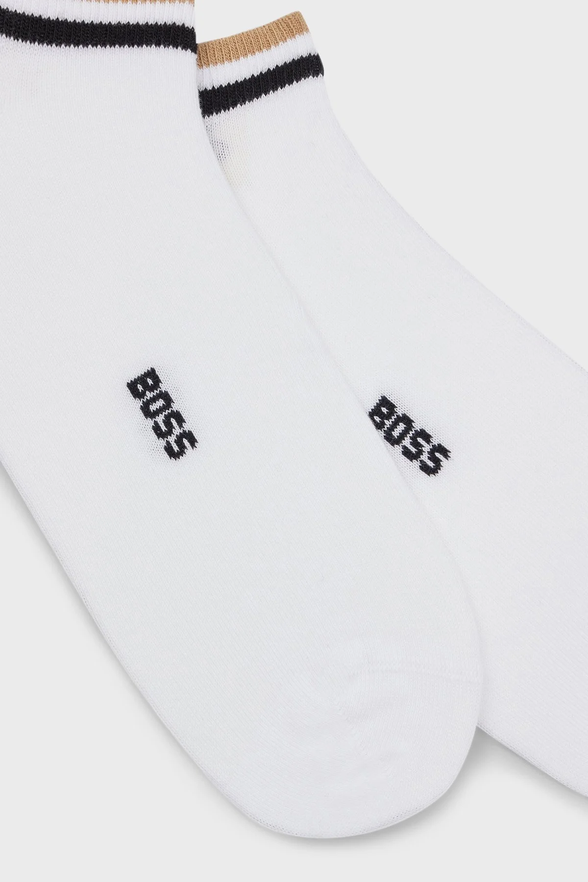 Boss Logolu Streç Pamuklu 2 Pack Erkek Çorap 50491192 100 BEYAZ - 2