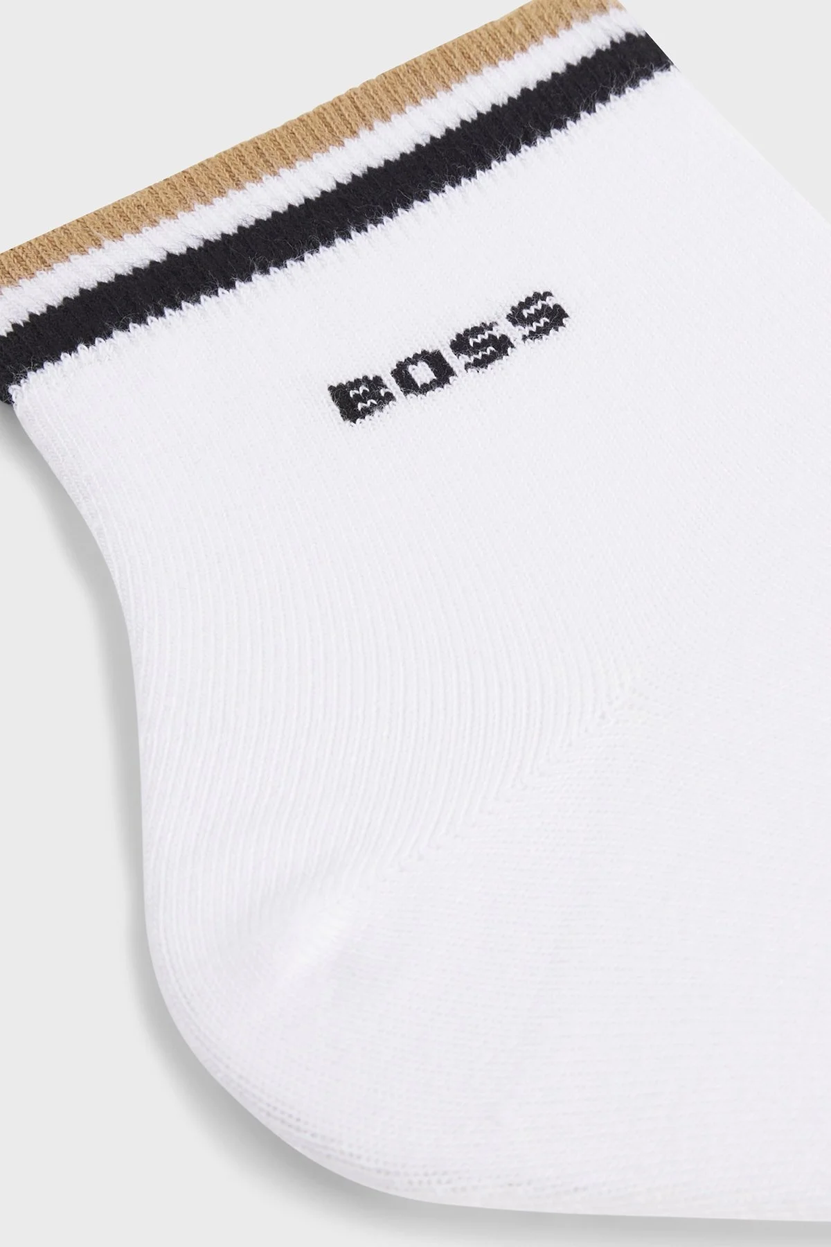 Boss Logolu Streç Pamuklu 2 Pack Erkek Çorap 50491195 100 BEYAZ - 2