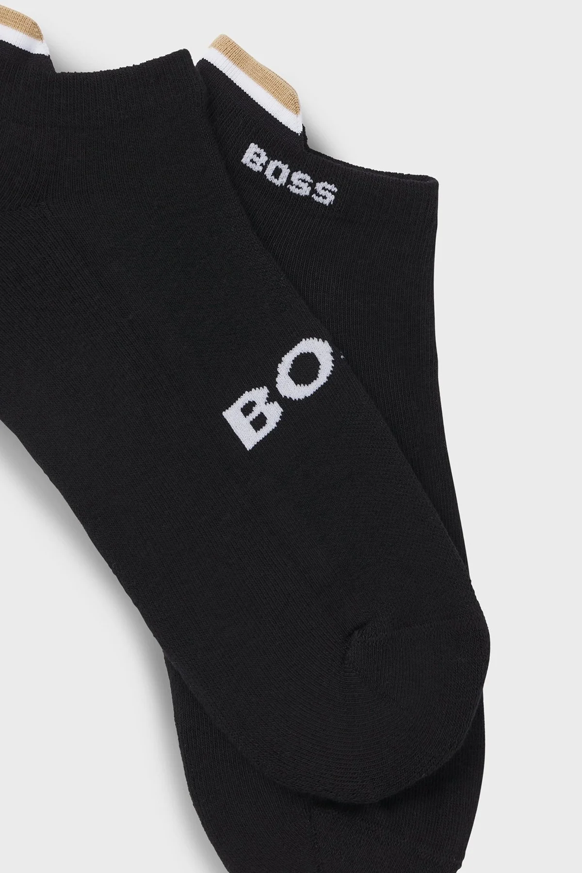 Boss Logolu Streç Pamuklu 2 Pack Erkek Çorap 50531617 001 SİYAH - 2