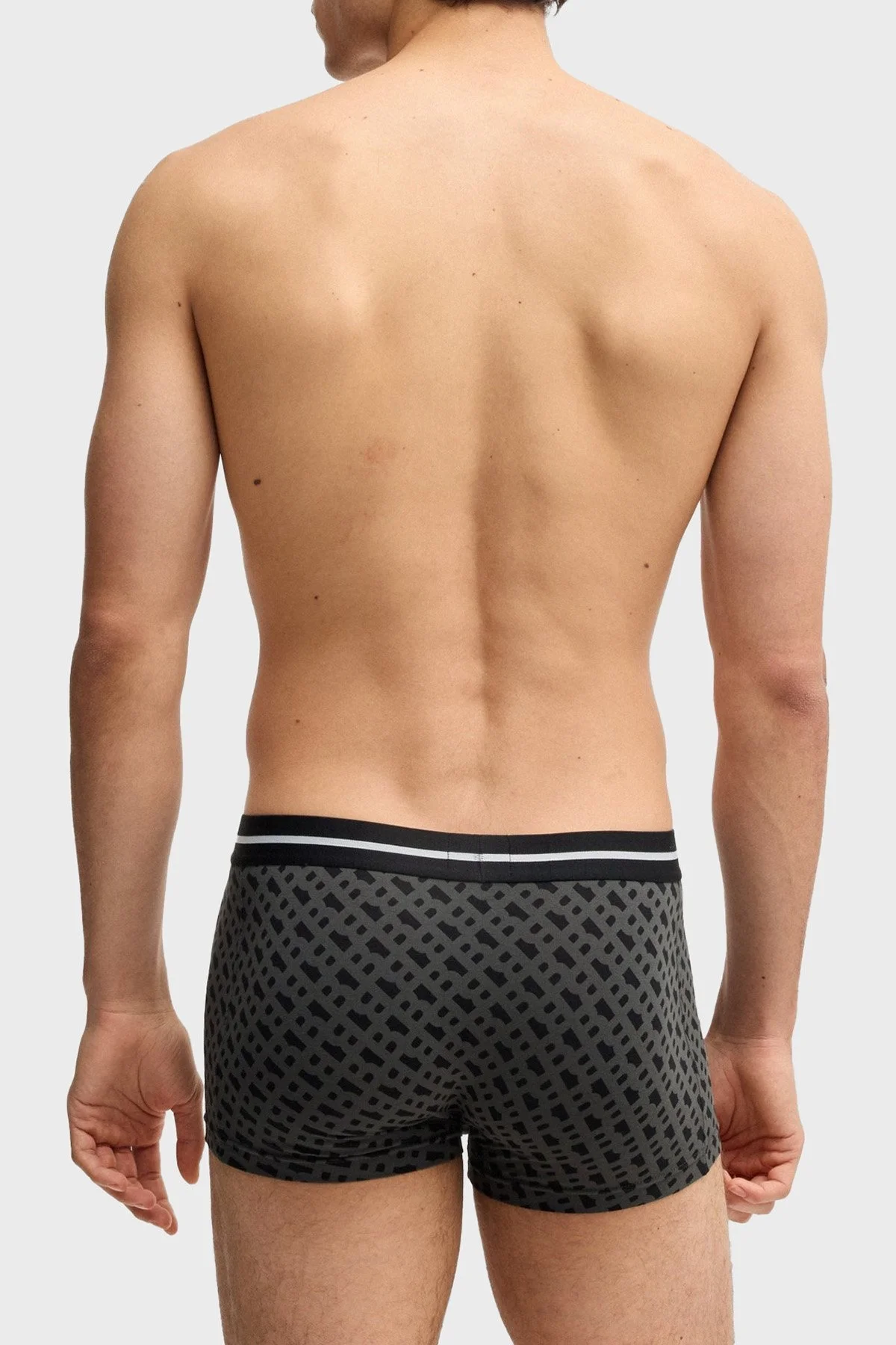 Boss Logolu Streç Pamuklu 3 Pack Erkek Boxer 50531694 981 SİYAH - 3