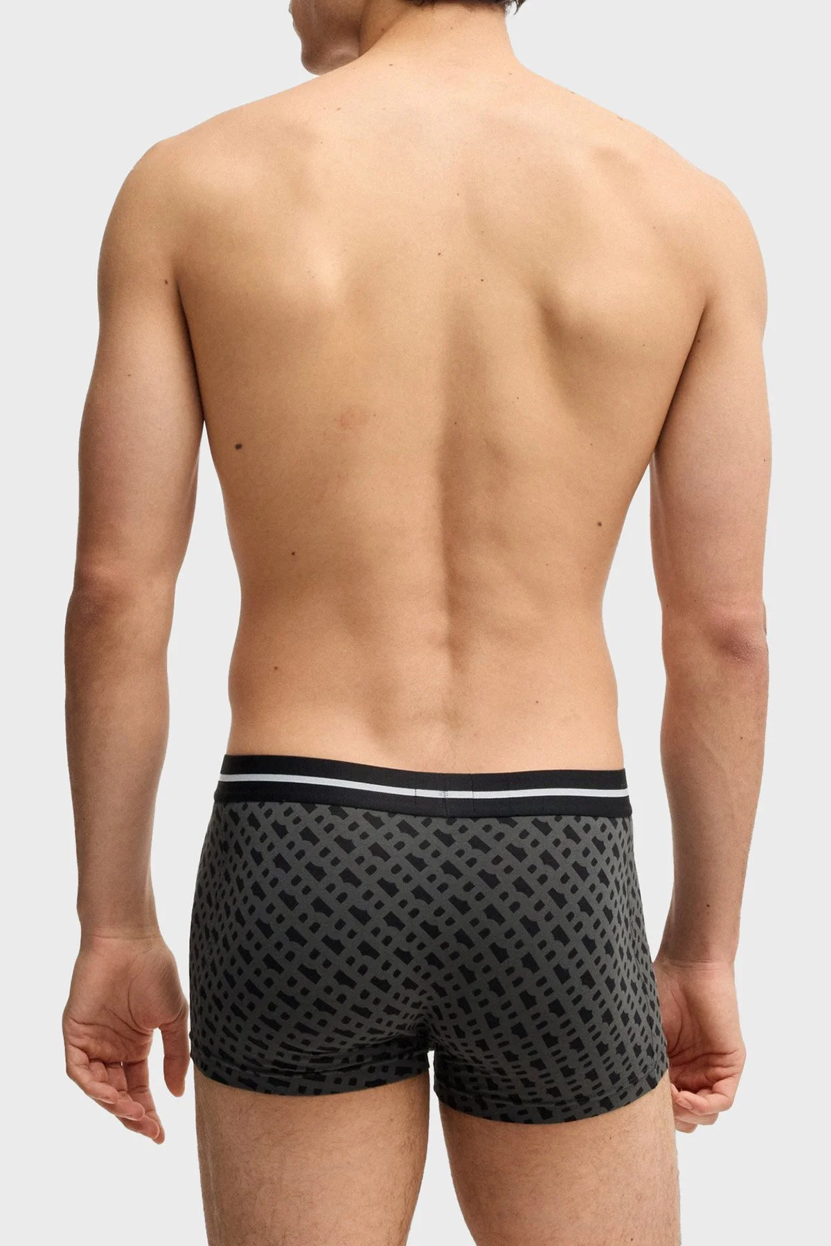 Boss Logolu Streç Pamuklu 3 Pack Erkek Boxer 50531694 981 SİYAH - 10