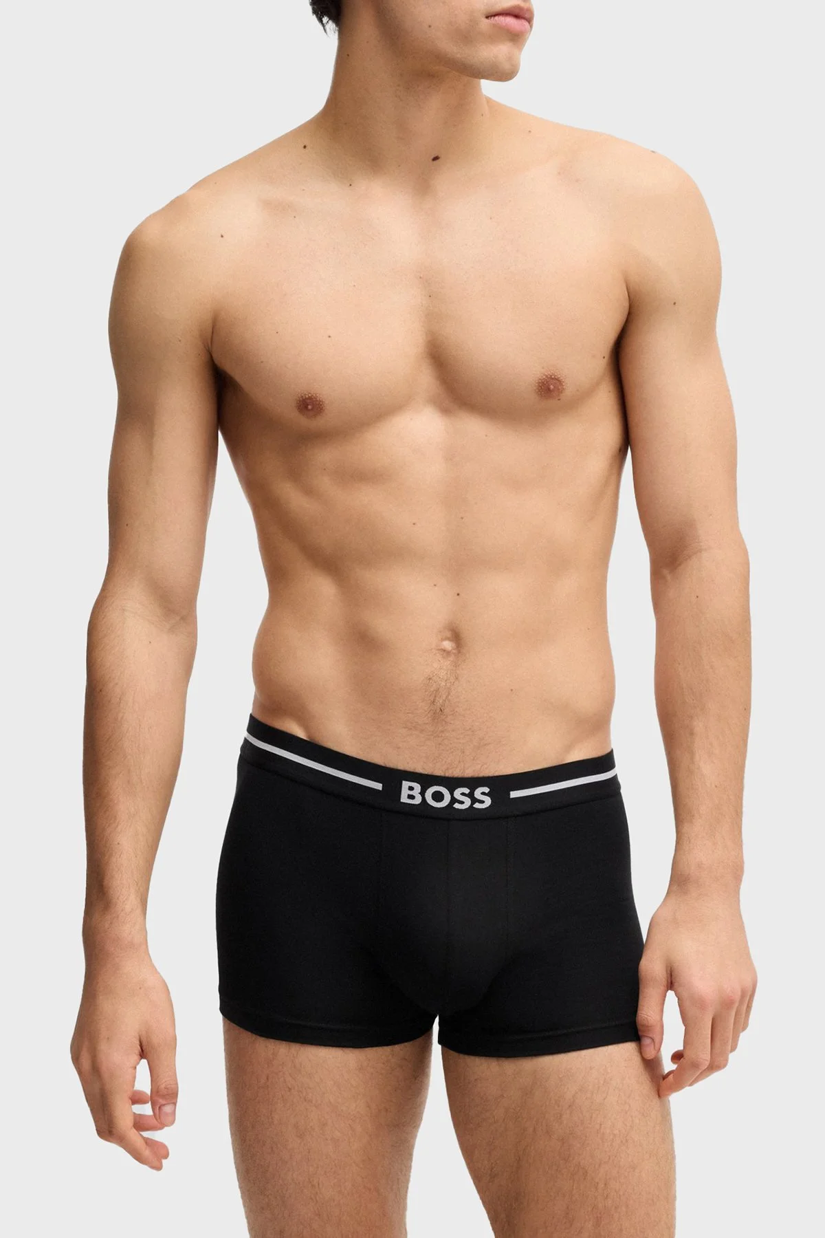 Boss Logolu Streç Pamuklu 3 Pack Erkek Boxer 50531694 981 SİYAH - 14