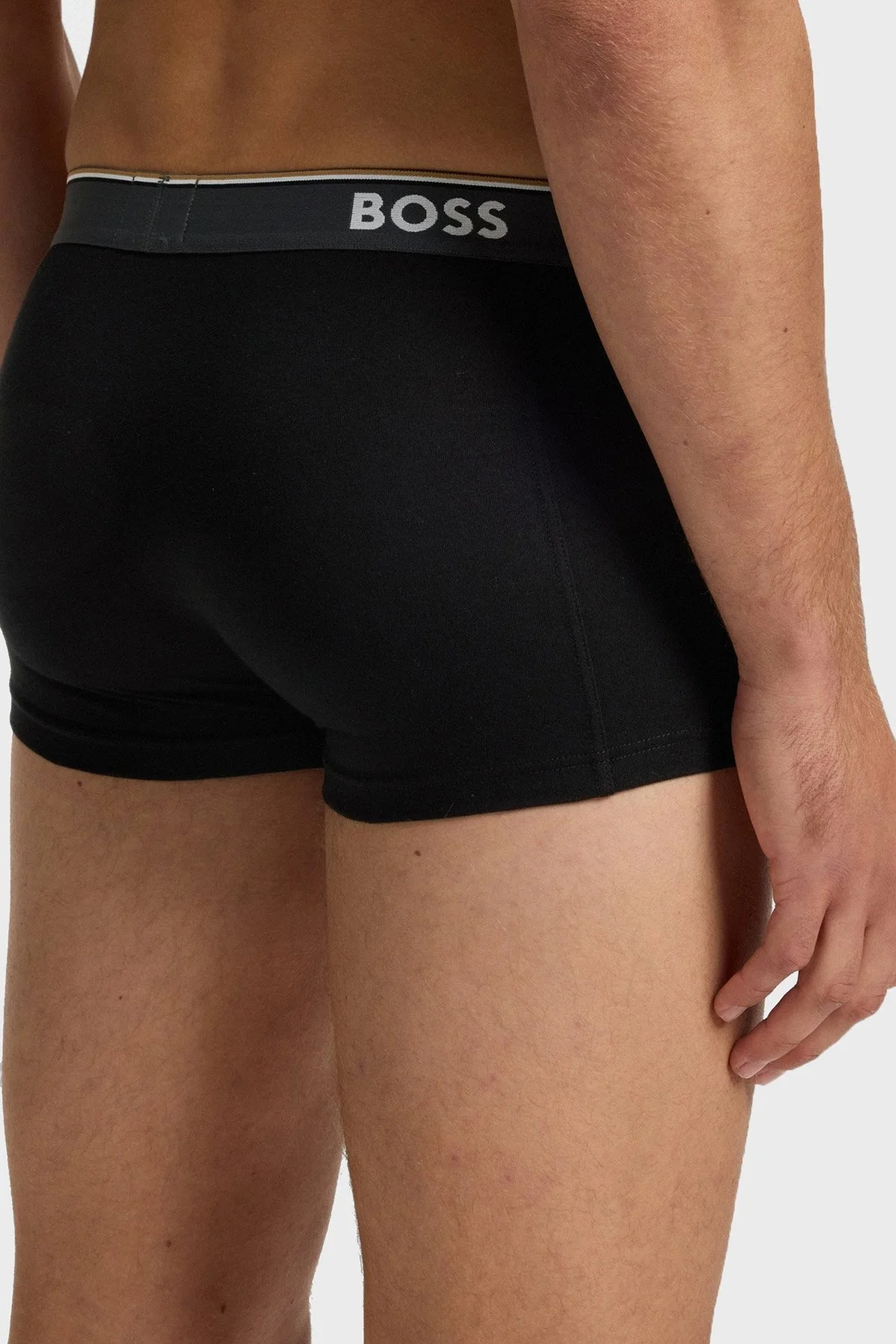 Boss Logolu Streç Pamuklu 3 Pack Erkek Boxer 50531701 960 SİYAH - 6