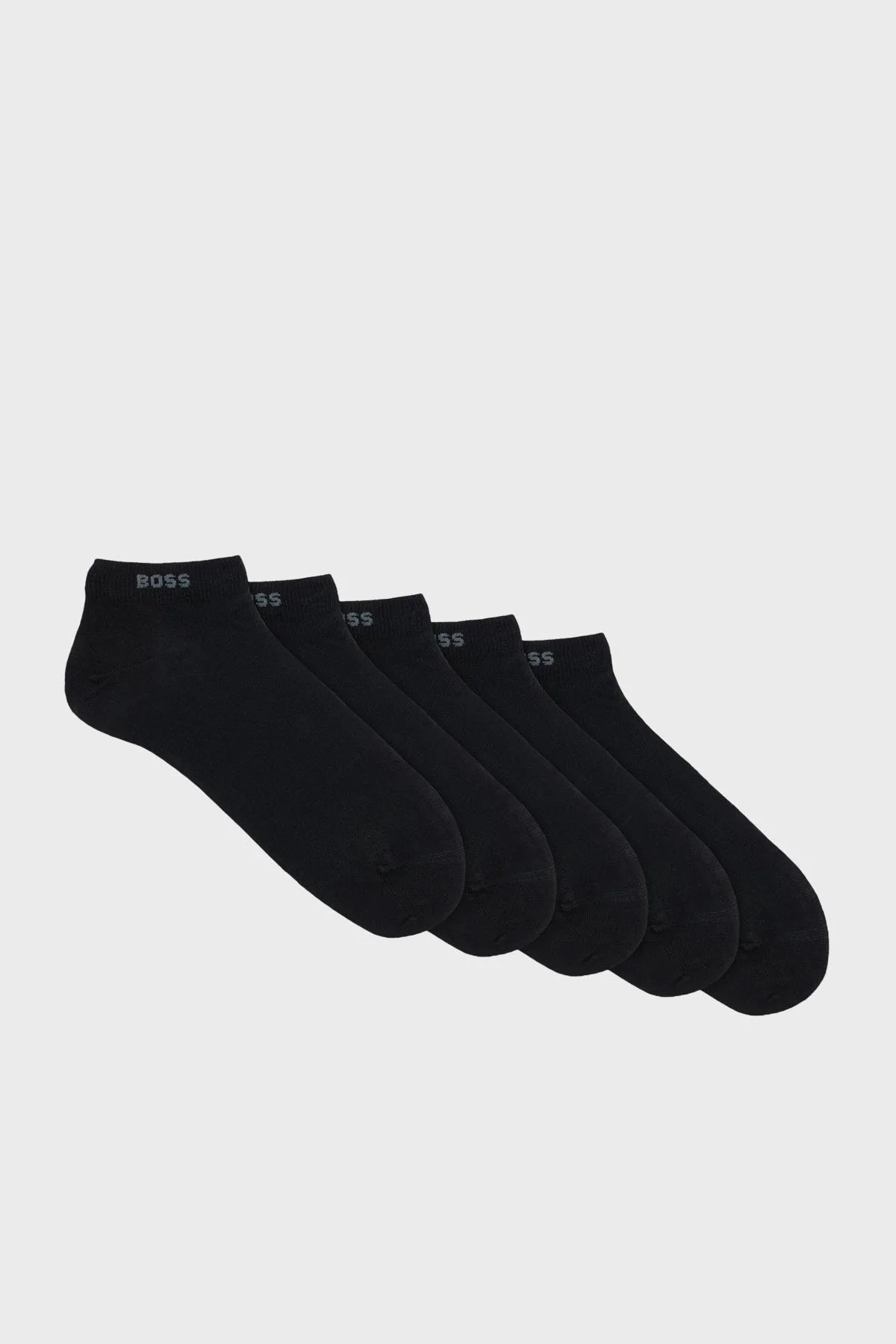 Boss Logolu Streç Pamuklu 5 Pack Erkek Çorap 50493197 001 SİYAH - 1