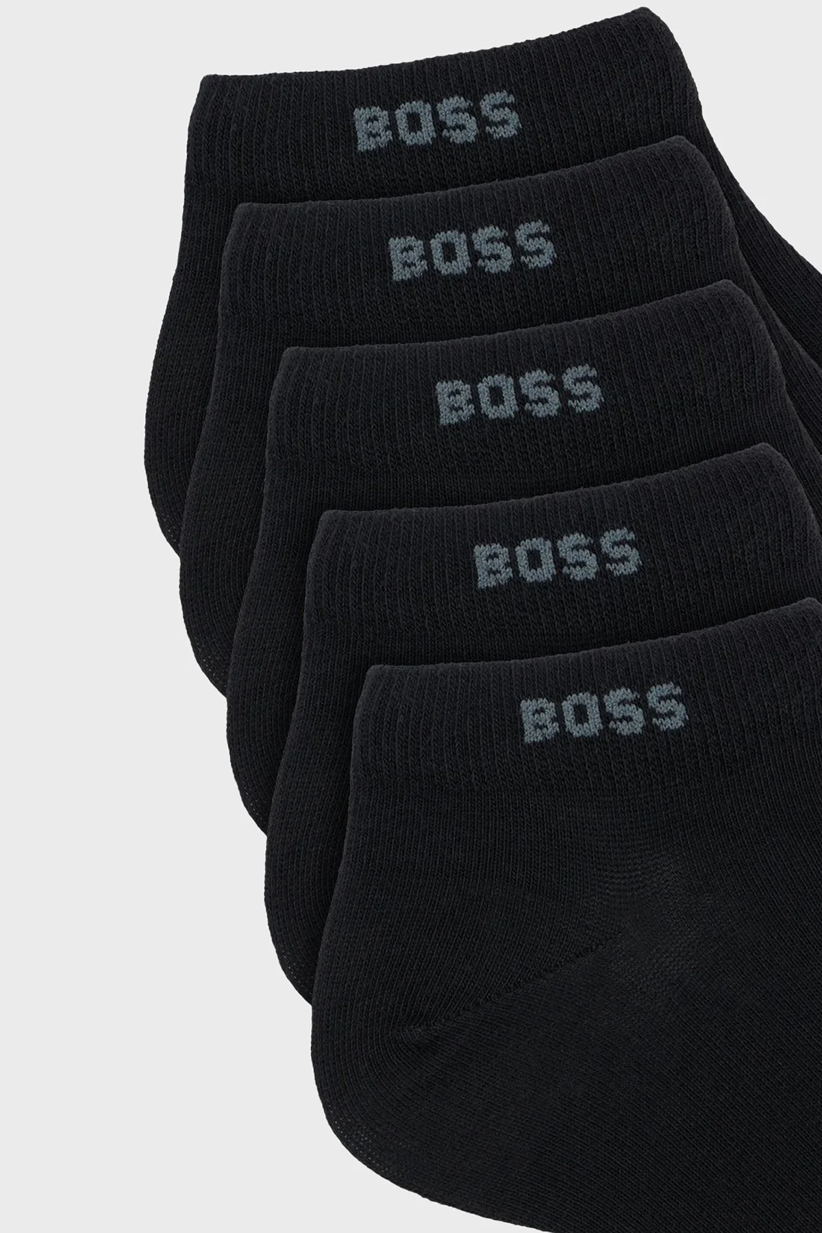 Boss Logolu Streç Pamuklu 5 Pack Erkek Çorap 50493197 001 SİYAH - 2
