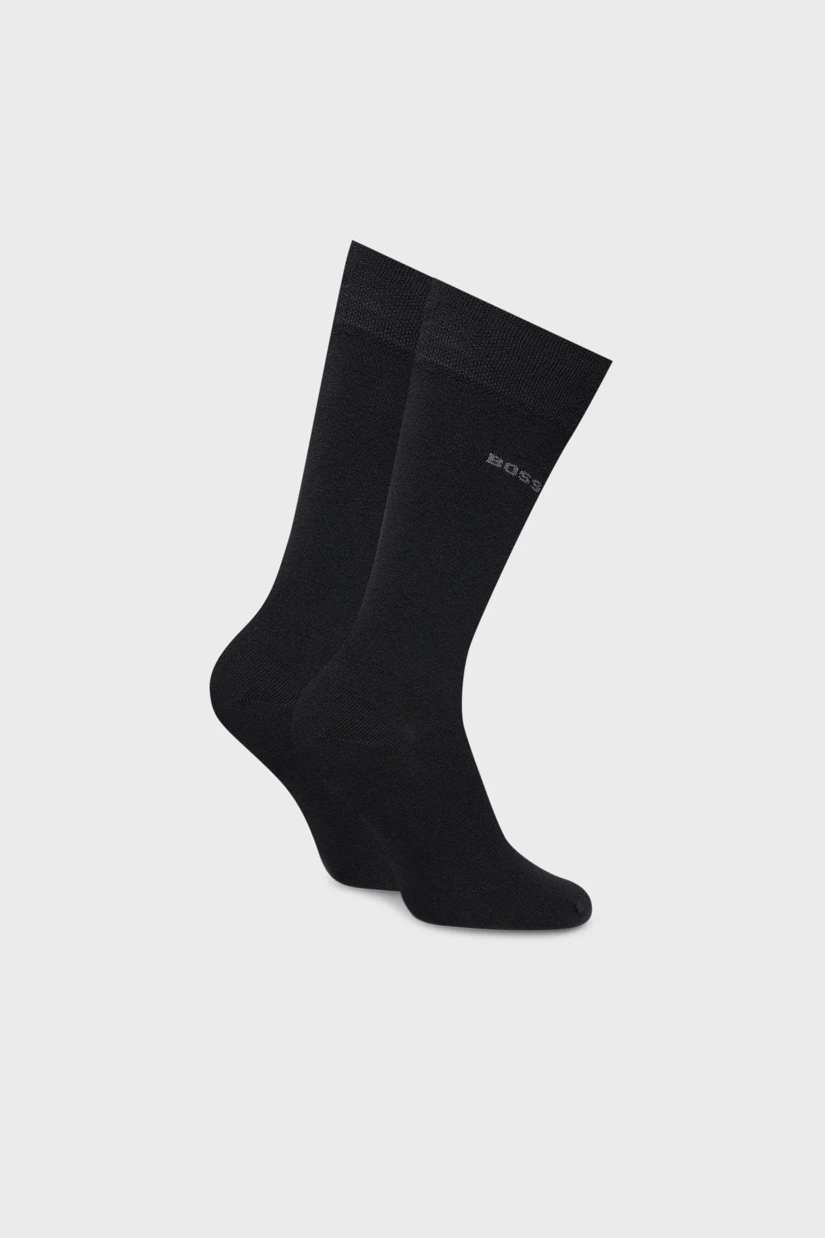 Boss Logolu Streç Uzun 2 Pack Erkek Çorap 50538200 001 SİYAH - 3