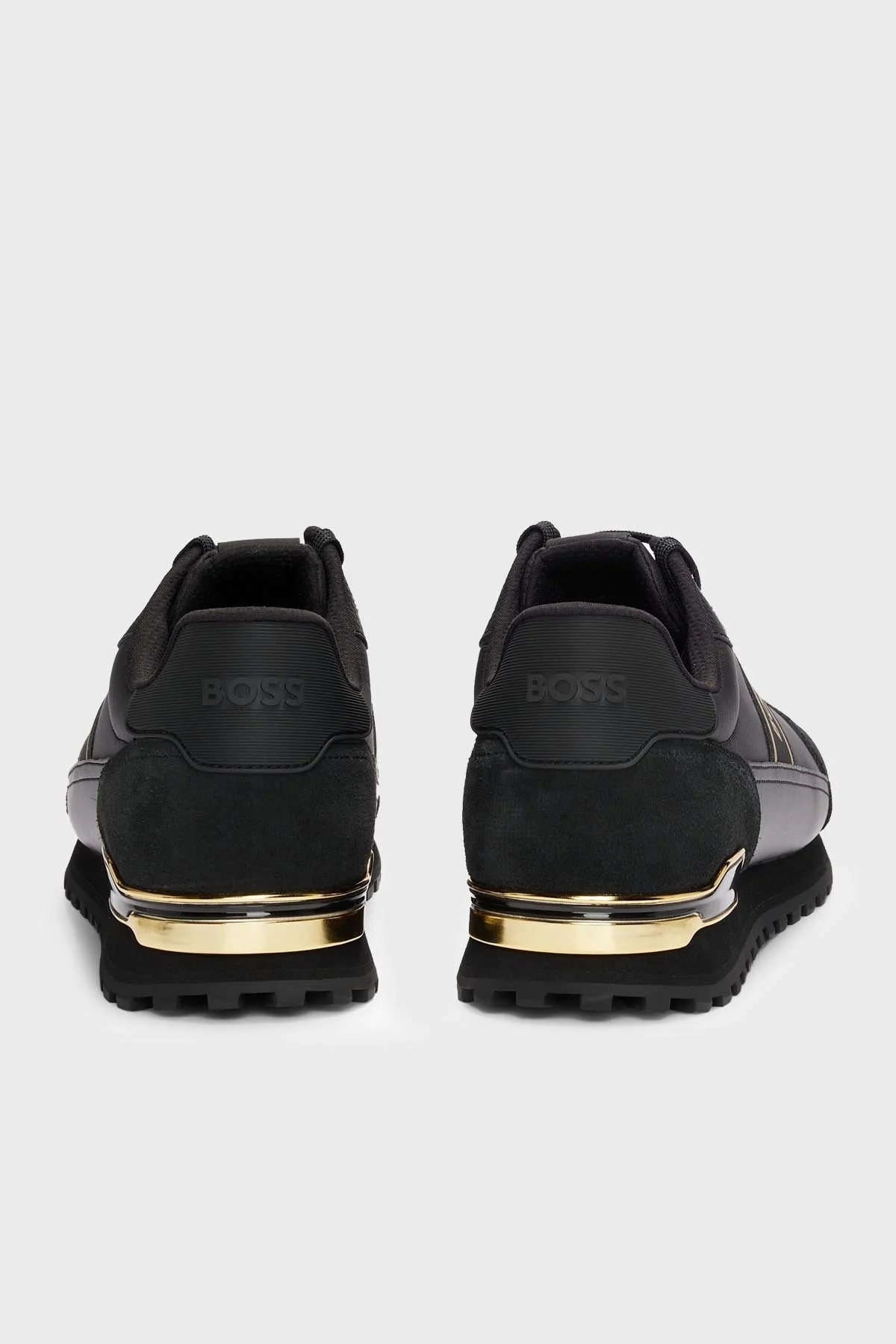 Boss Logolu Süet Detaylı Sneaker Erkek Ayakkabı 50529533 007 SİYAH - 5