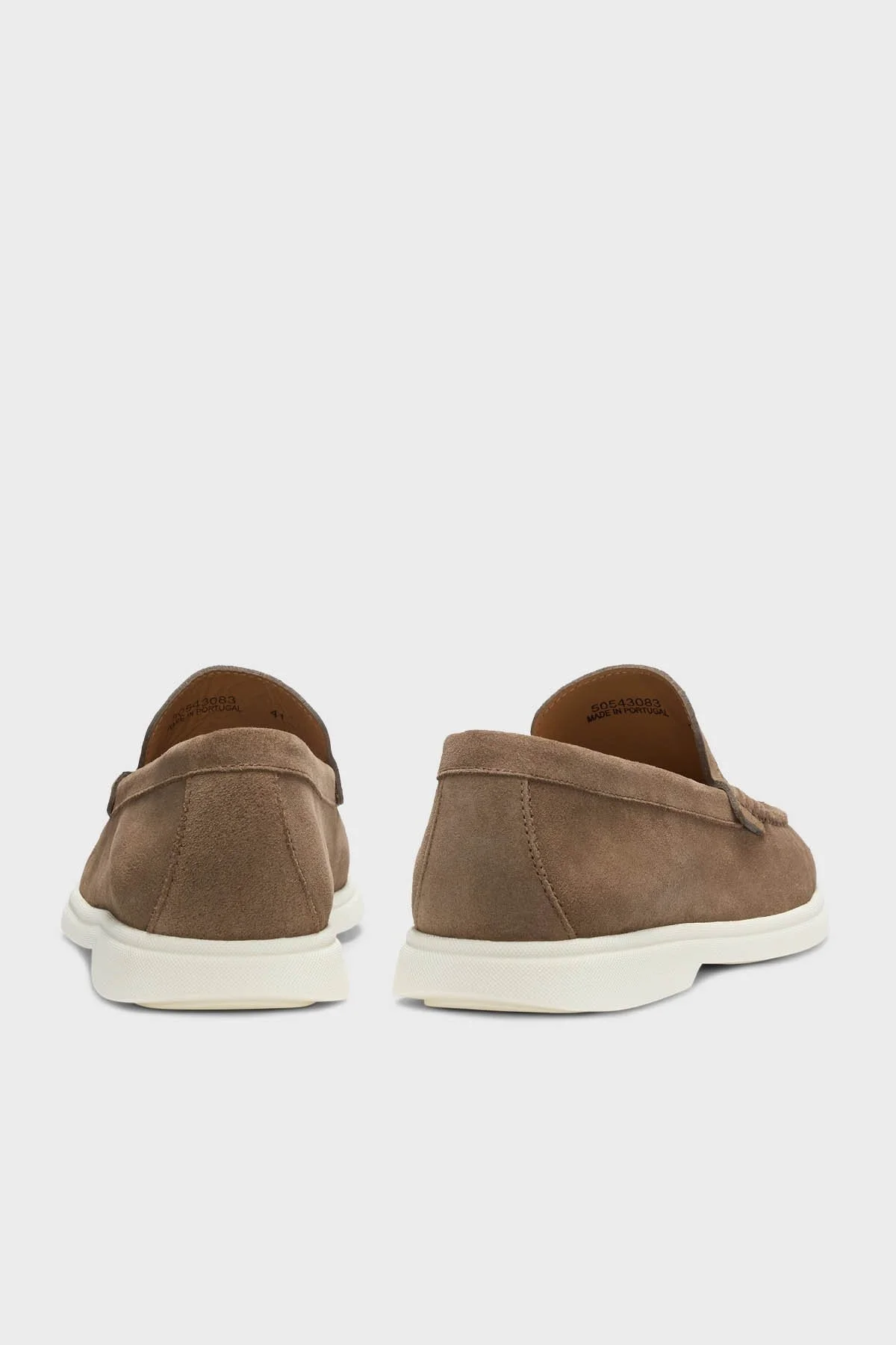 Boss Logolu Süet Laofer Erkek Ayakkabı 50543083 260 KAHVE - 4