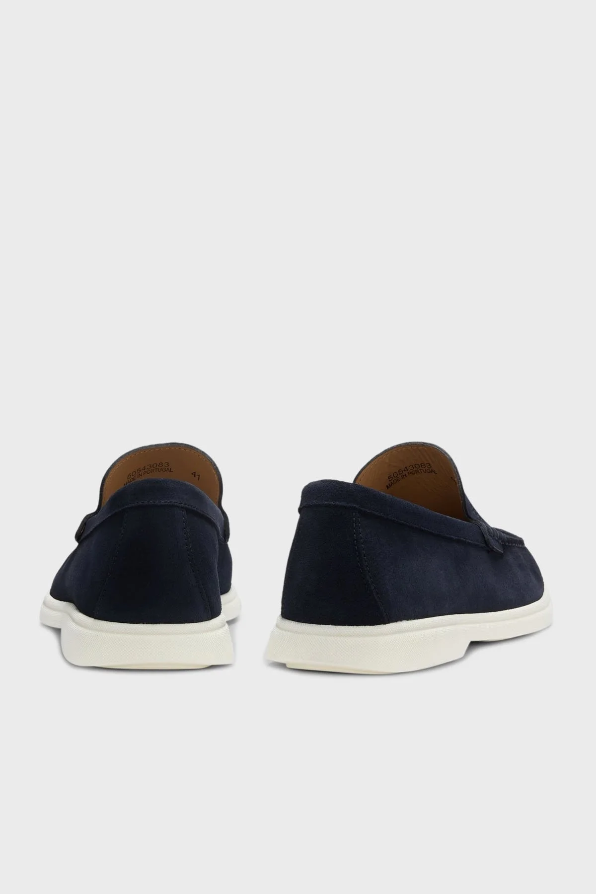 Boss Logolu Süet Laofer Erkek Ayakkabı 50543083 401 LACİVERT - 4