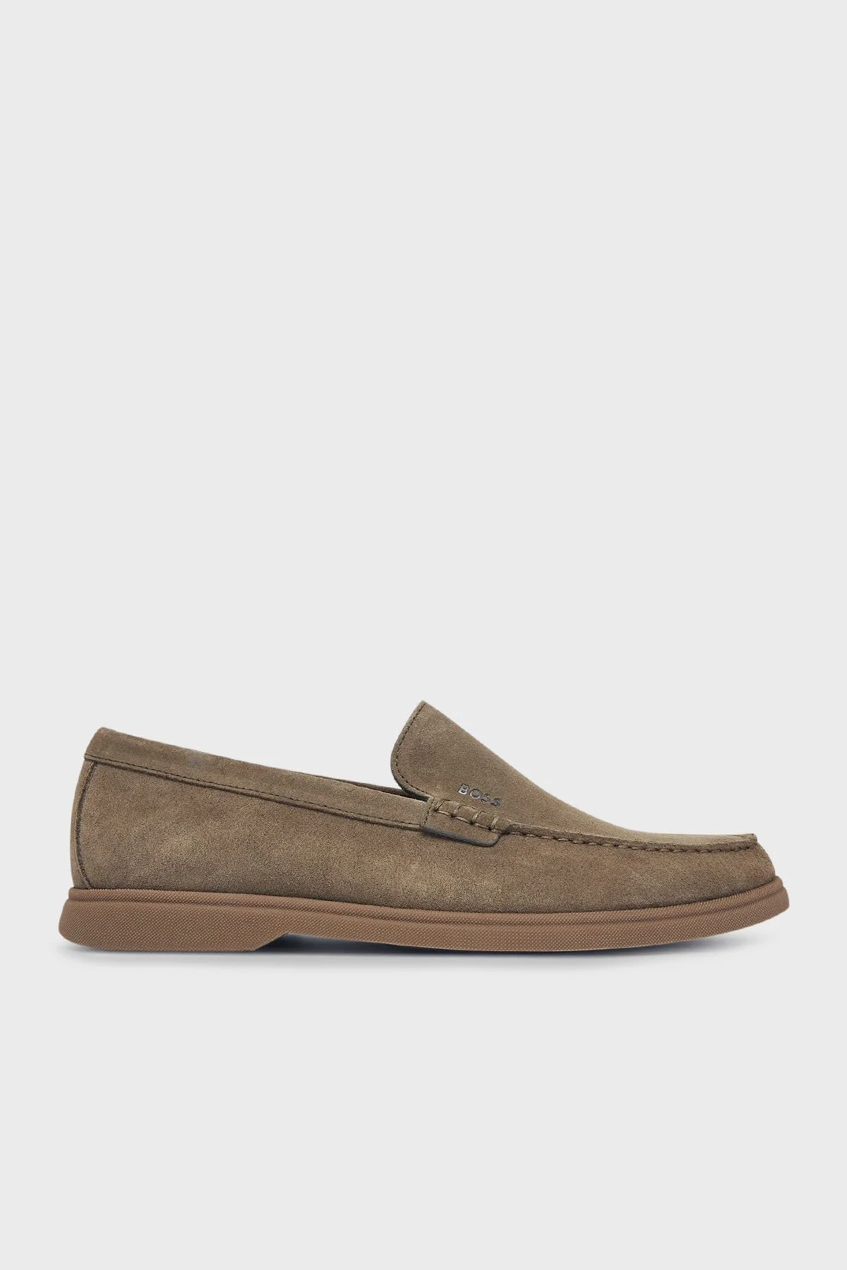 Boss Logolu Süet Loafer Erkek Ayakkabı 50543083 265 KAHVE - 1