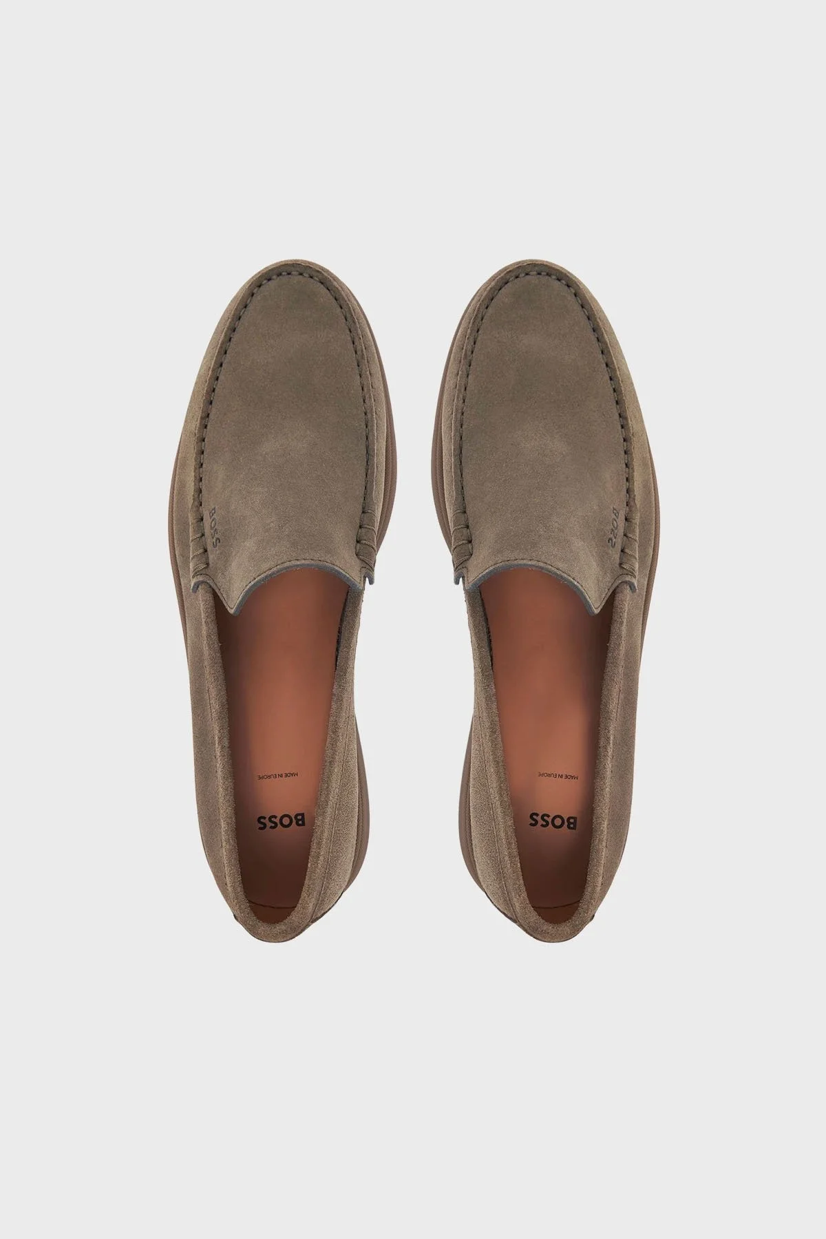 Boss Logolu Süet Loafer Erkek Ayakkabı 50543083 265 KAHVE - 3