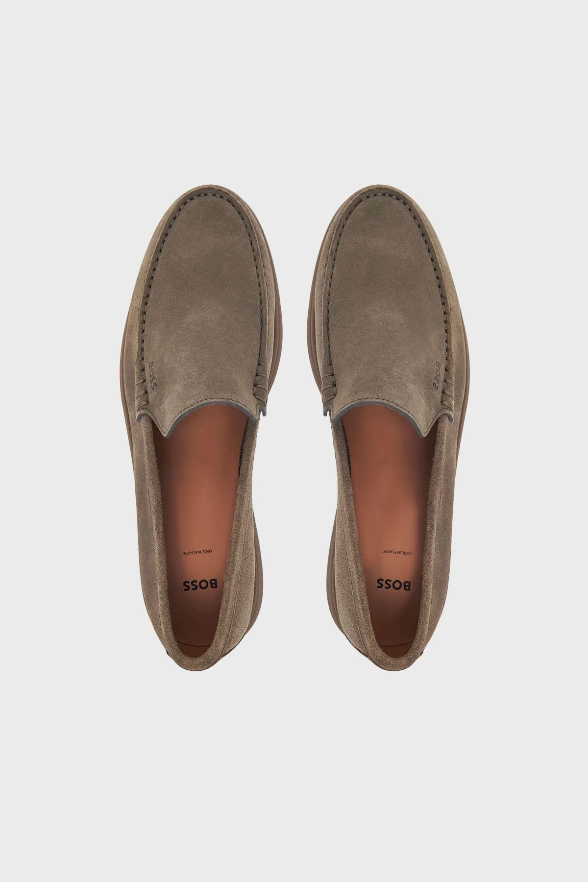 Boss Logolu Süet Loafer Erkek Ayakkabı 50543083 265 KAHVE - 3