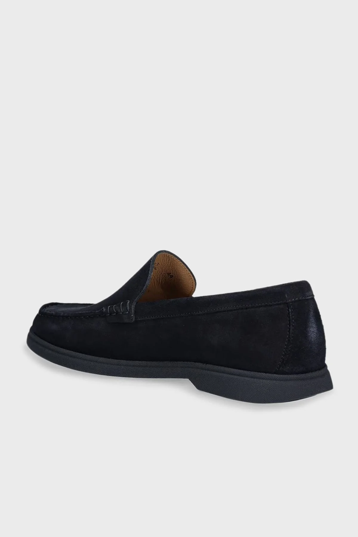 Boss Logolu Süet Loafer Erkek Ayakkabı 50543083 405 LACİVERT - 4