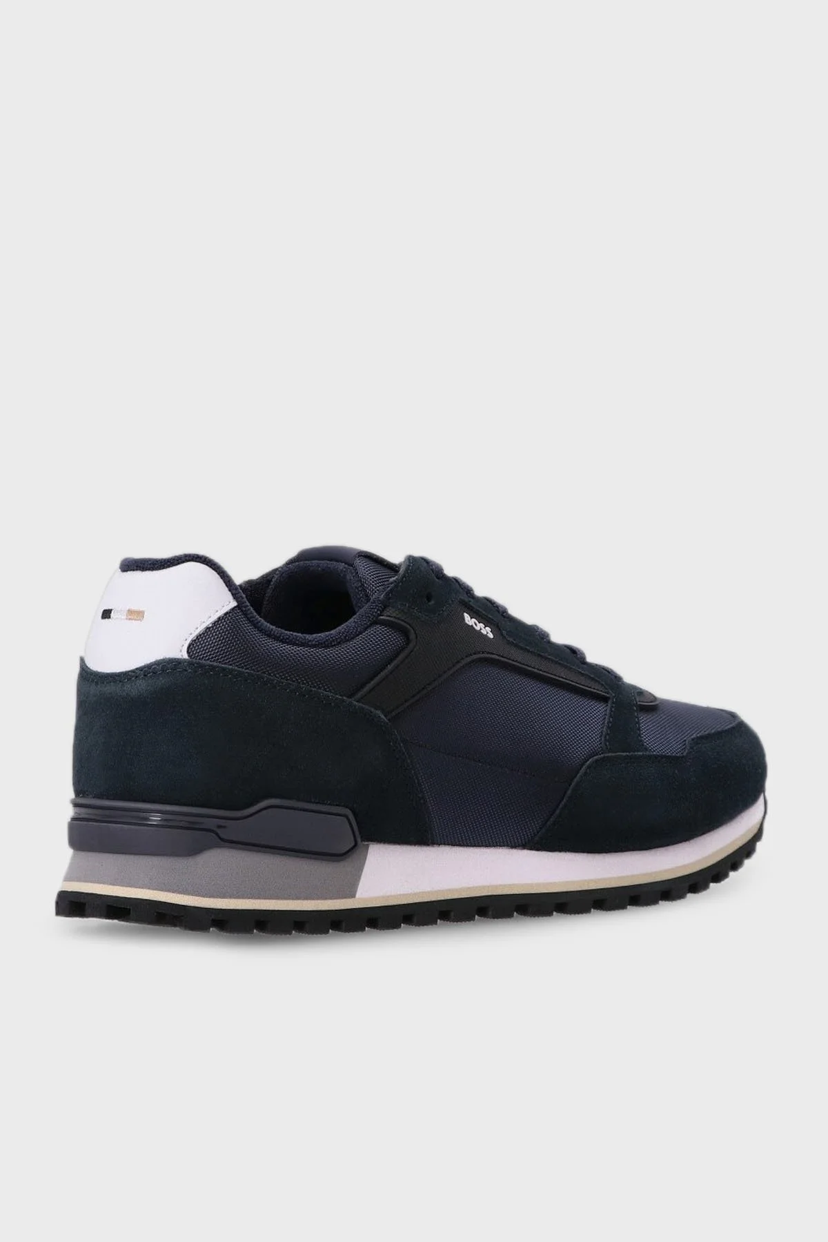 Boss Logolu Süet Sneaker Erkek Ayakkabı 50523221 401 LACİVERT - 4