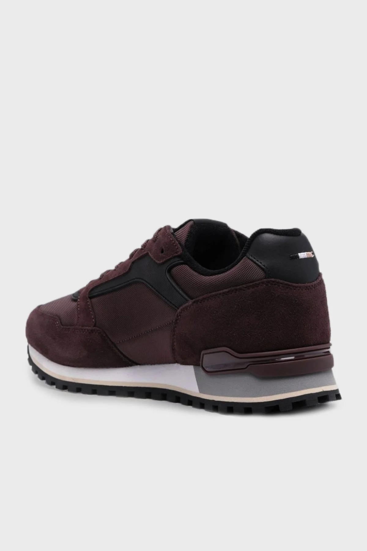 Boss Logolu Süet Sneaker Erkek Ayakkabı 50523221 601 BORDO - 2