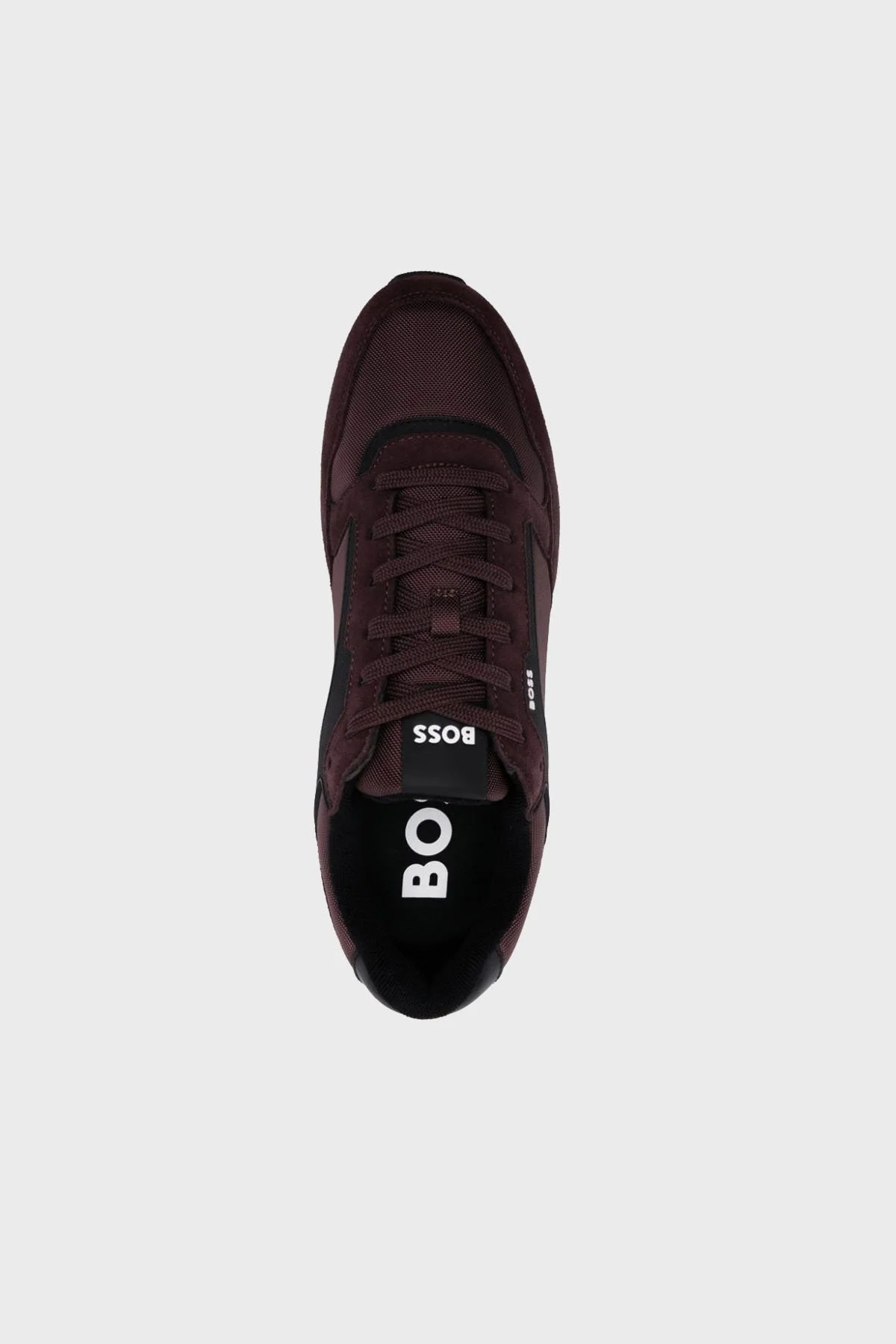 Boss Logolu Süet Sneaker Erkek Ayakkabı 50523221 601 BORDO - 4